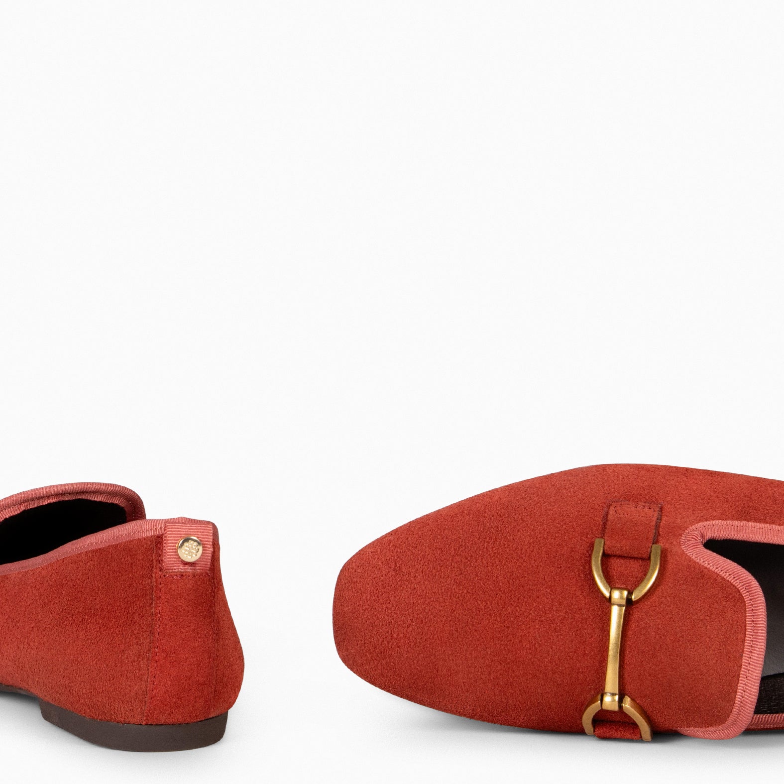 SLIPPER – Mocasines tacón bajo TEJA
