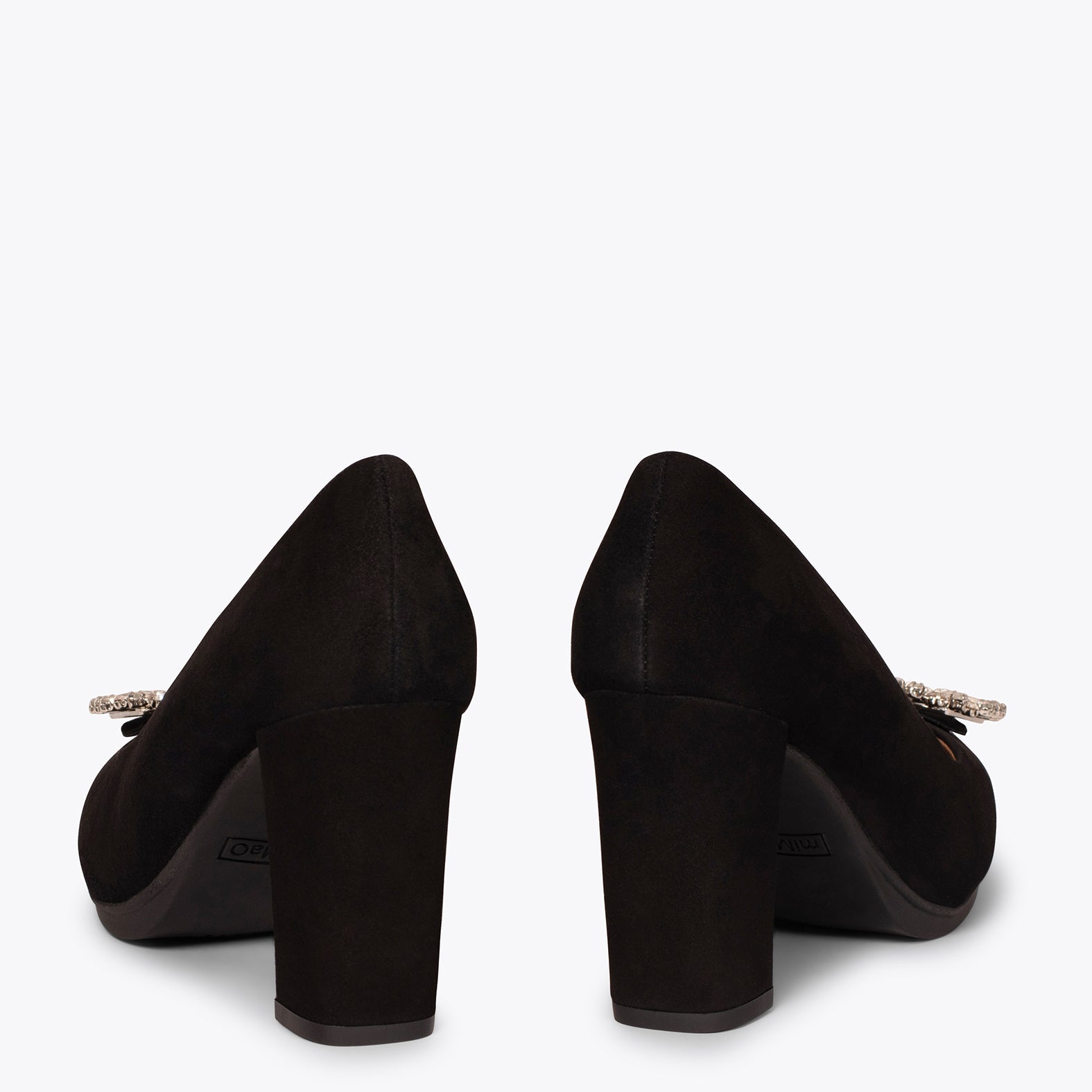 URBAN CRISTAL - Zapatos de tacón con pedrería NEGRO