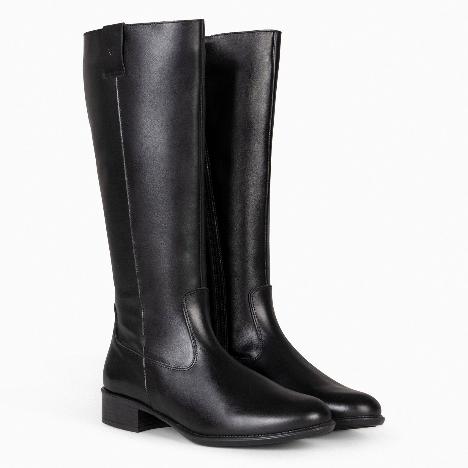 TEXAS - Botas de tacón bajo NEGRO NAPA