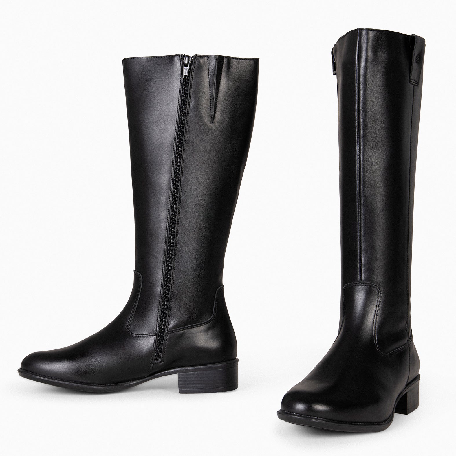 TEXAS - Botas de tacón bajo NEGRO NAPA