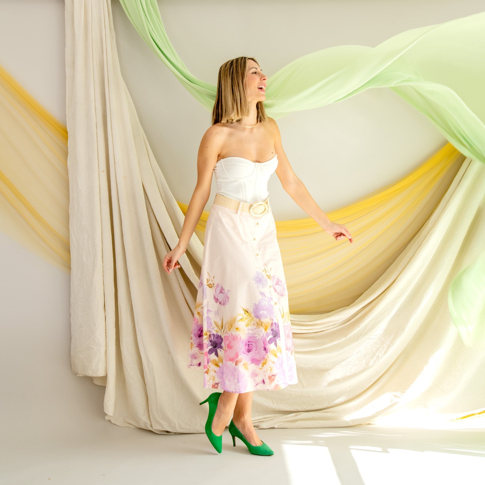 STILETTO - Zapatos de tacón de aguja VERDE