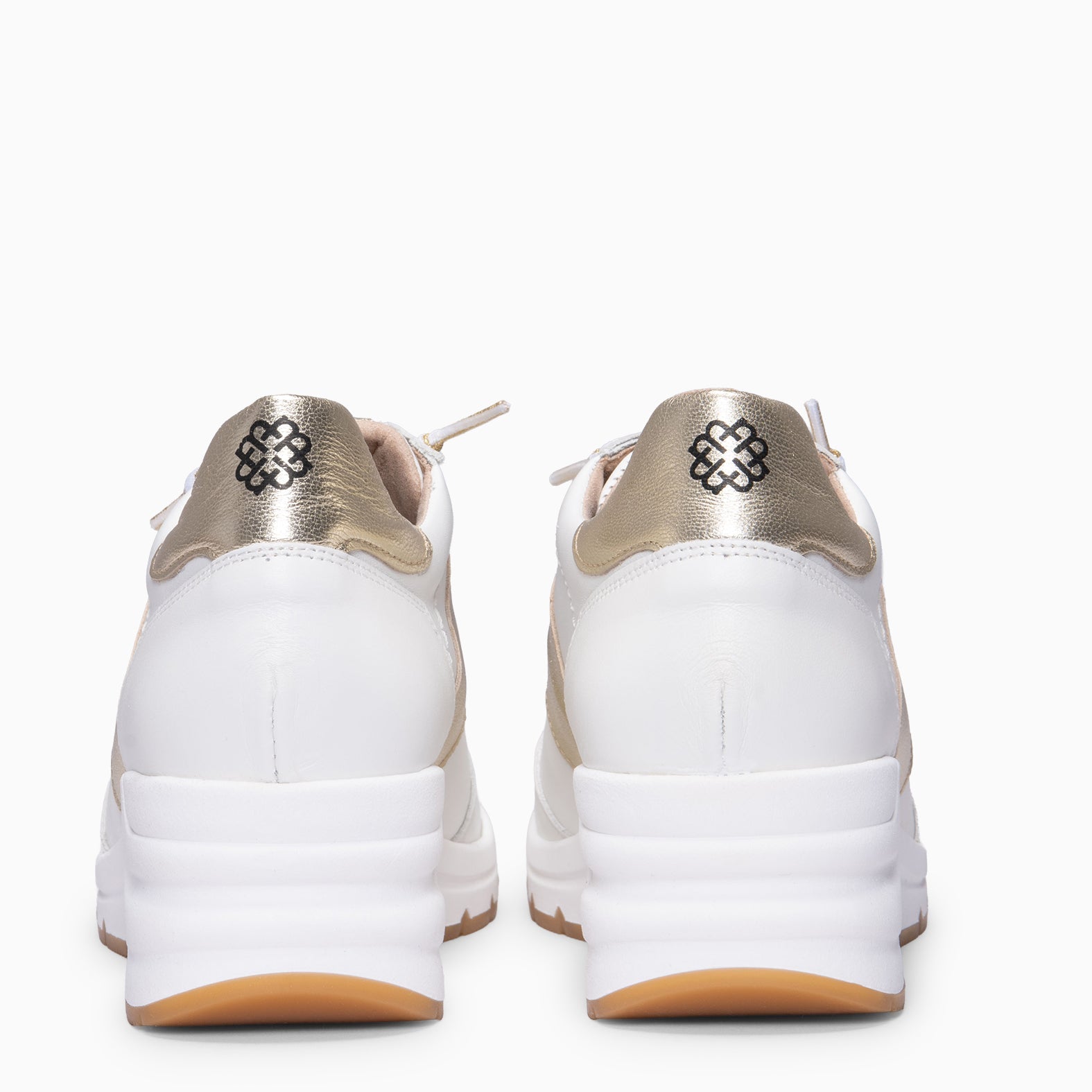 ANNECY - Zapatillas con cuña BLANCO ORO