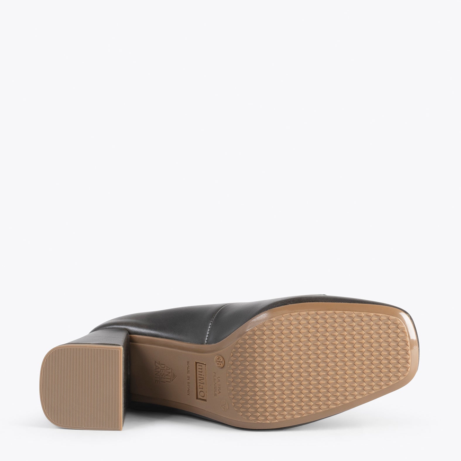 MÍA – Zapatos con tacón bloque VERDE OSCURO