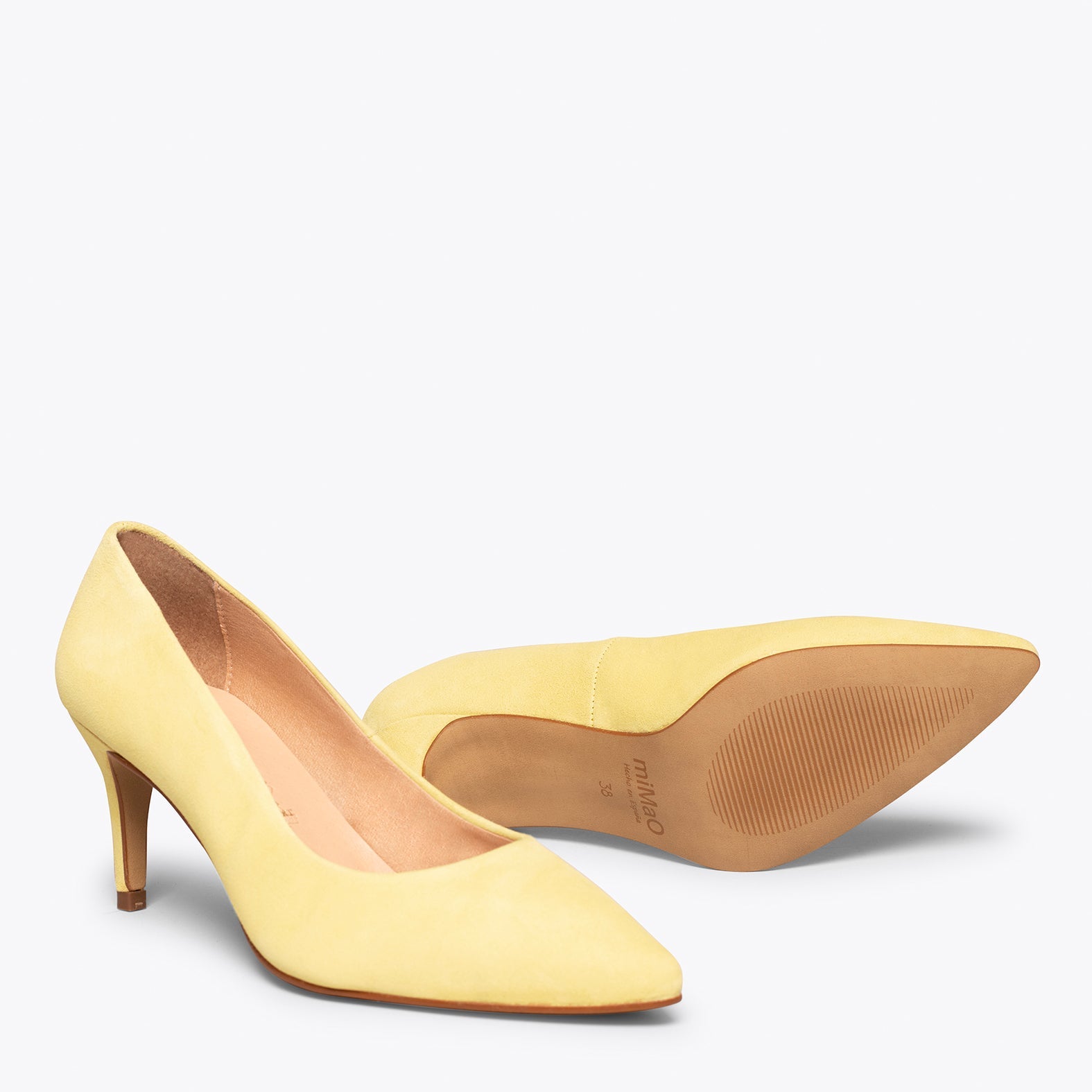STILETTO Zapato elegante con tacón fino AMARILLO