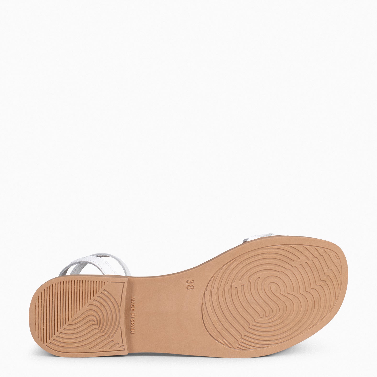 ARECA – Sandalias Planas Mujer BLANCO