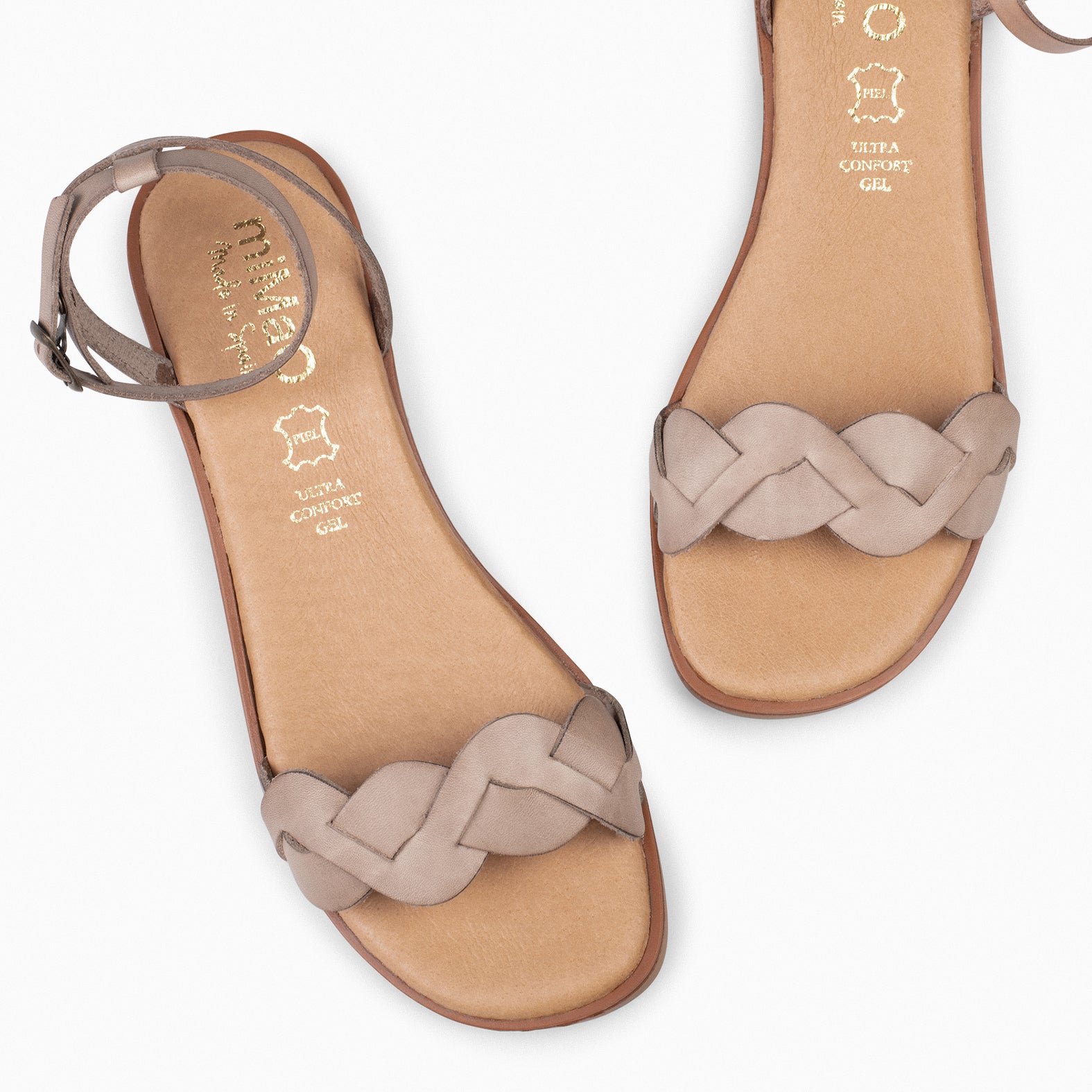 ARECA – Sandalias Planas Mujer TIERRA
