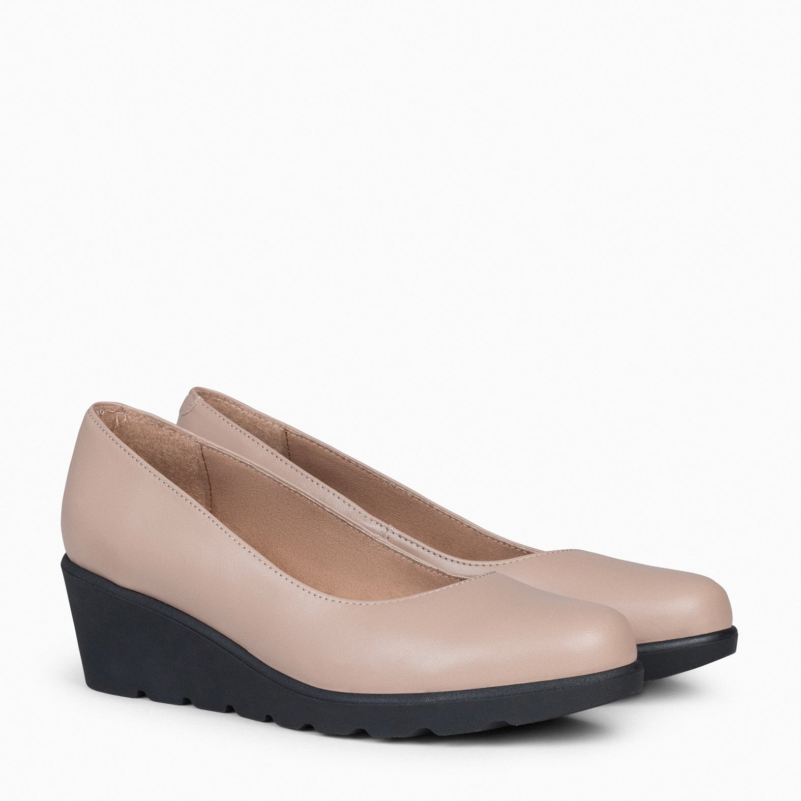IRIS - Bailarina con cuña TAUPE