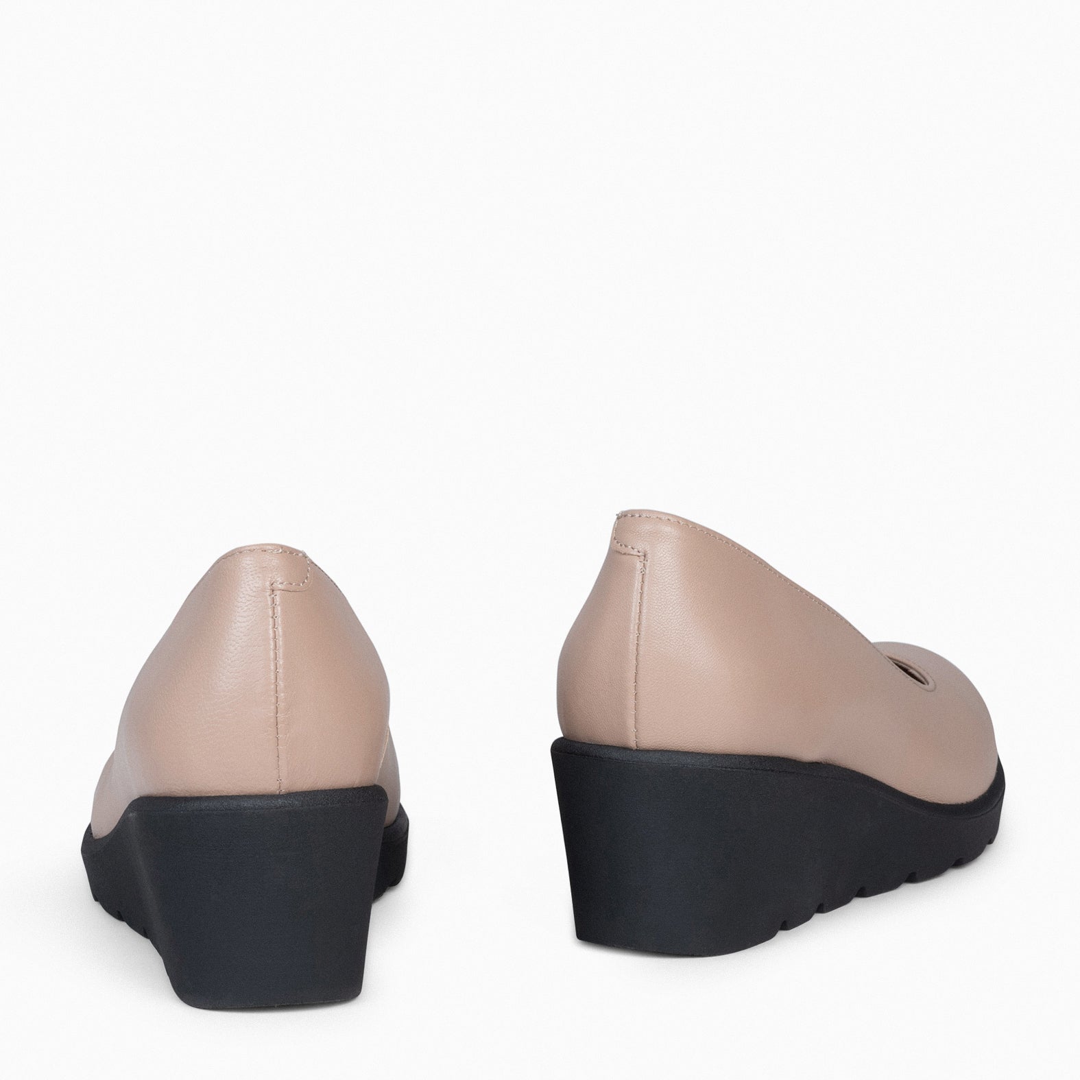 IRIS - Bailarina con cuña TAUPE
