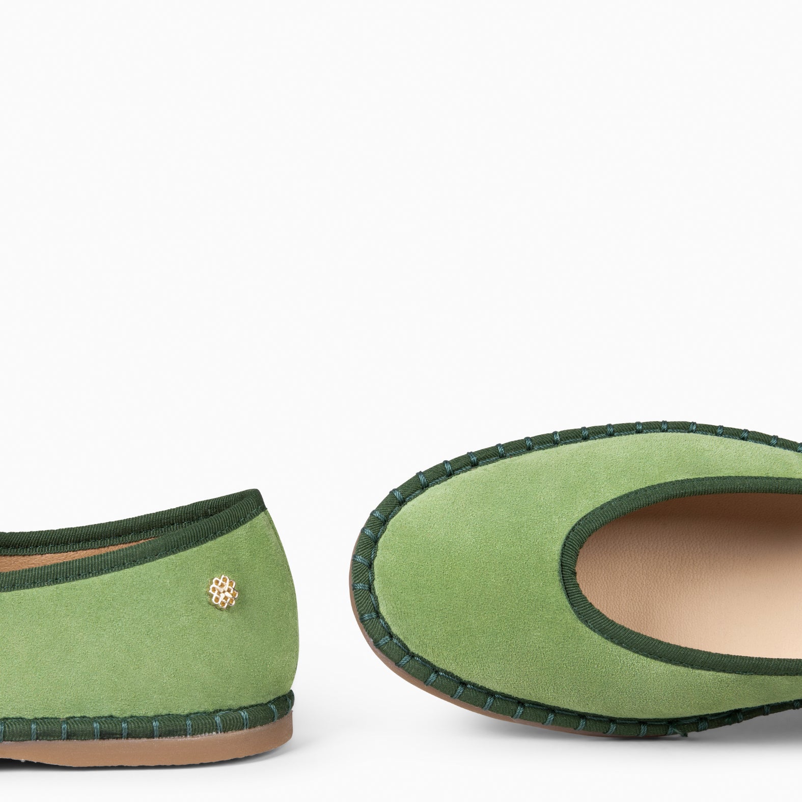 MARGARET - MERCEDITA PLANA CON TIRA VERDE
