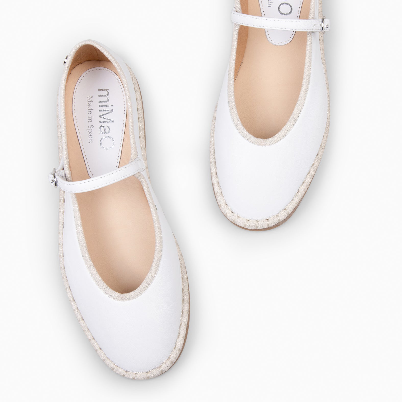 MARGARET - MERCEDITA PLANA CON TIRA BLANCO