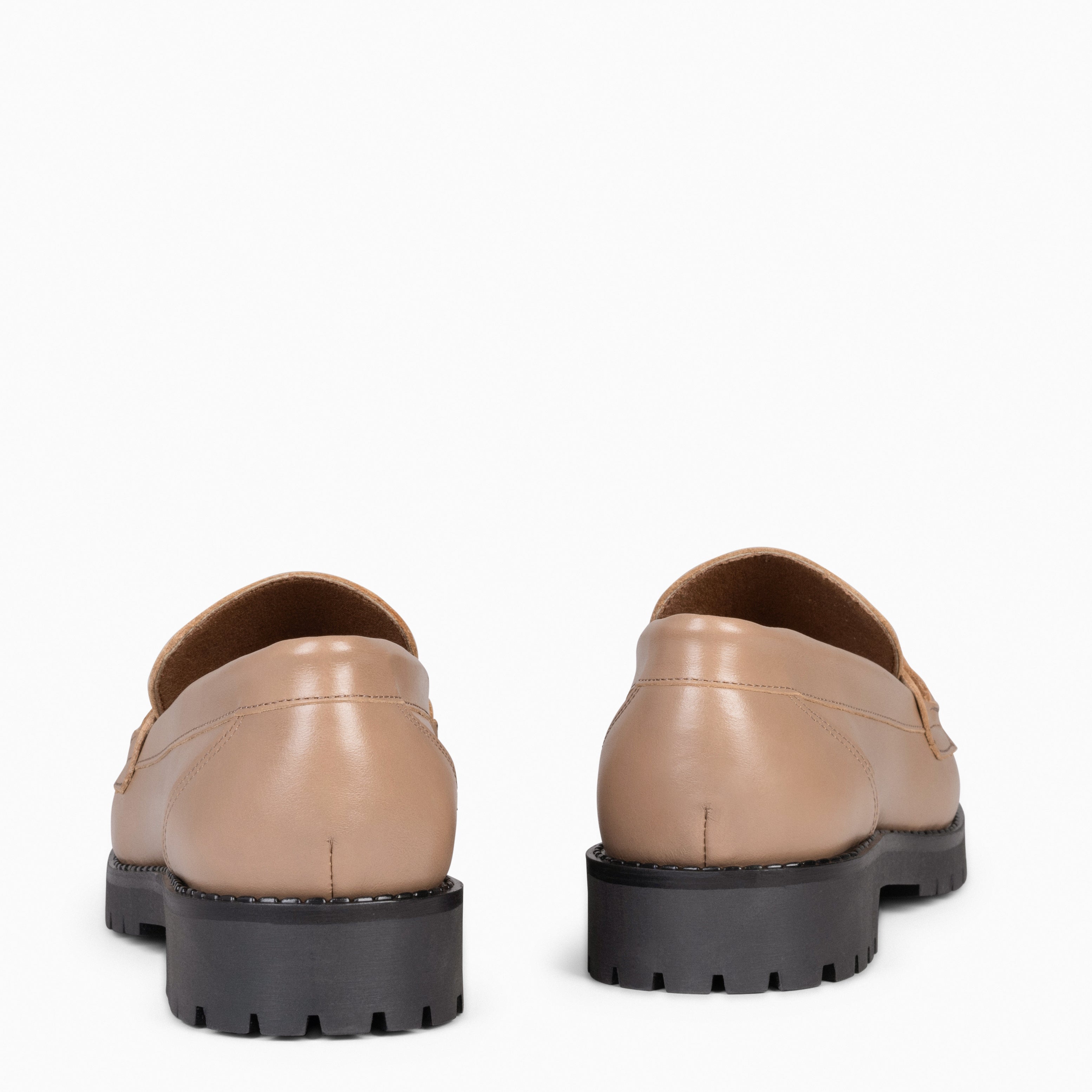 TREVILLA - Mocasines de mujer casual TAUPE