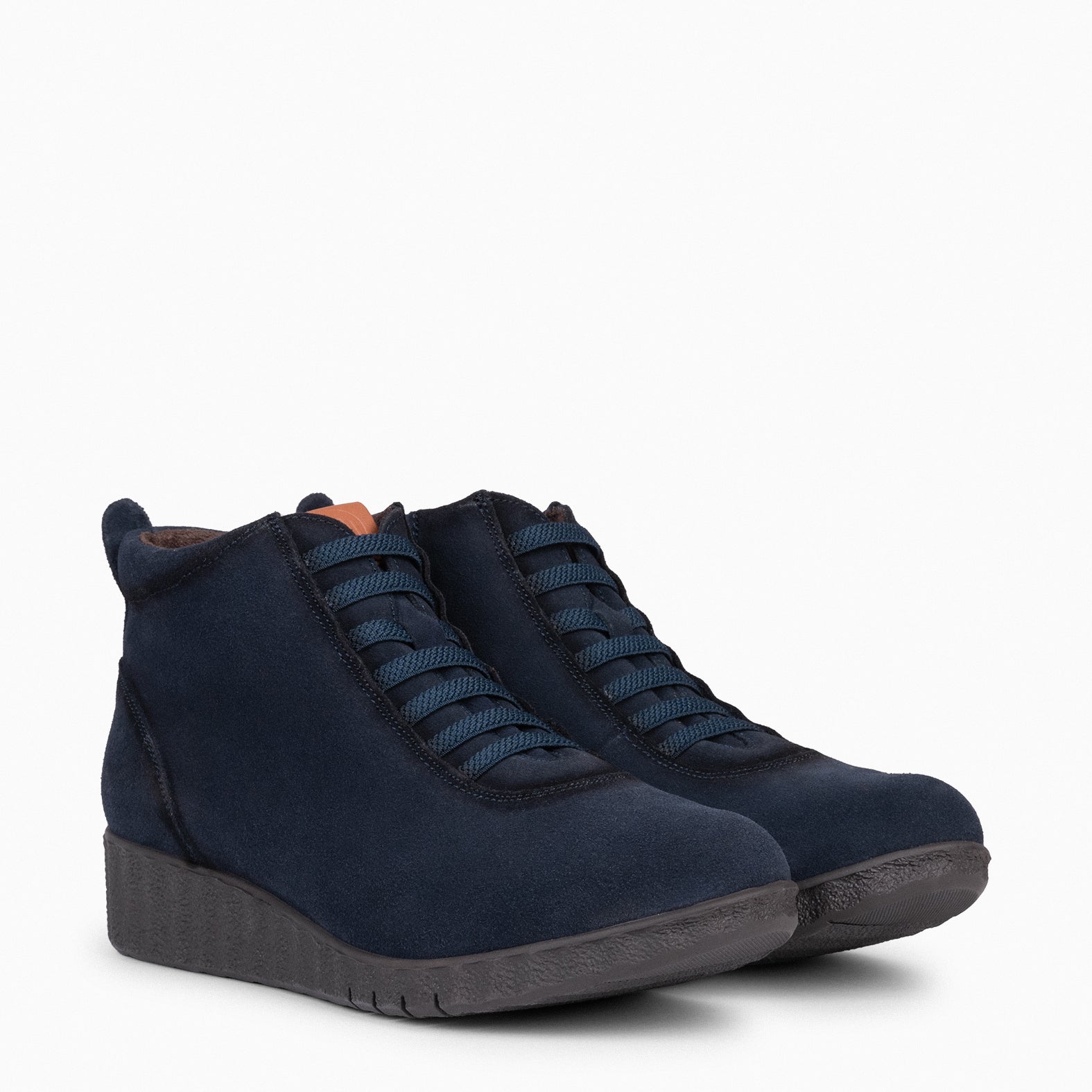 FLEXY - Zapatillas MARINO abotinadas