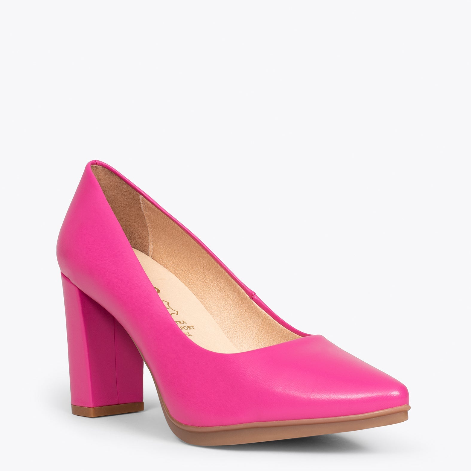 URBAN SALON - Zapatos de tacón alto en napa FUCSIA