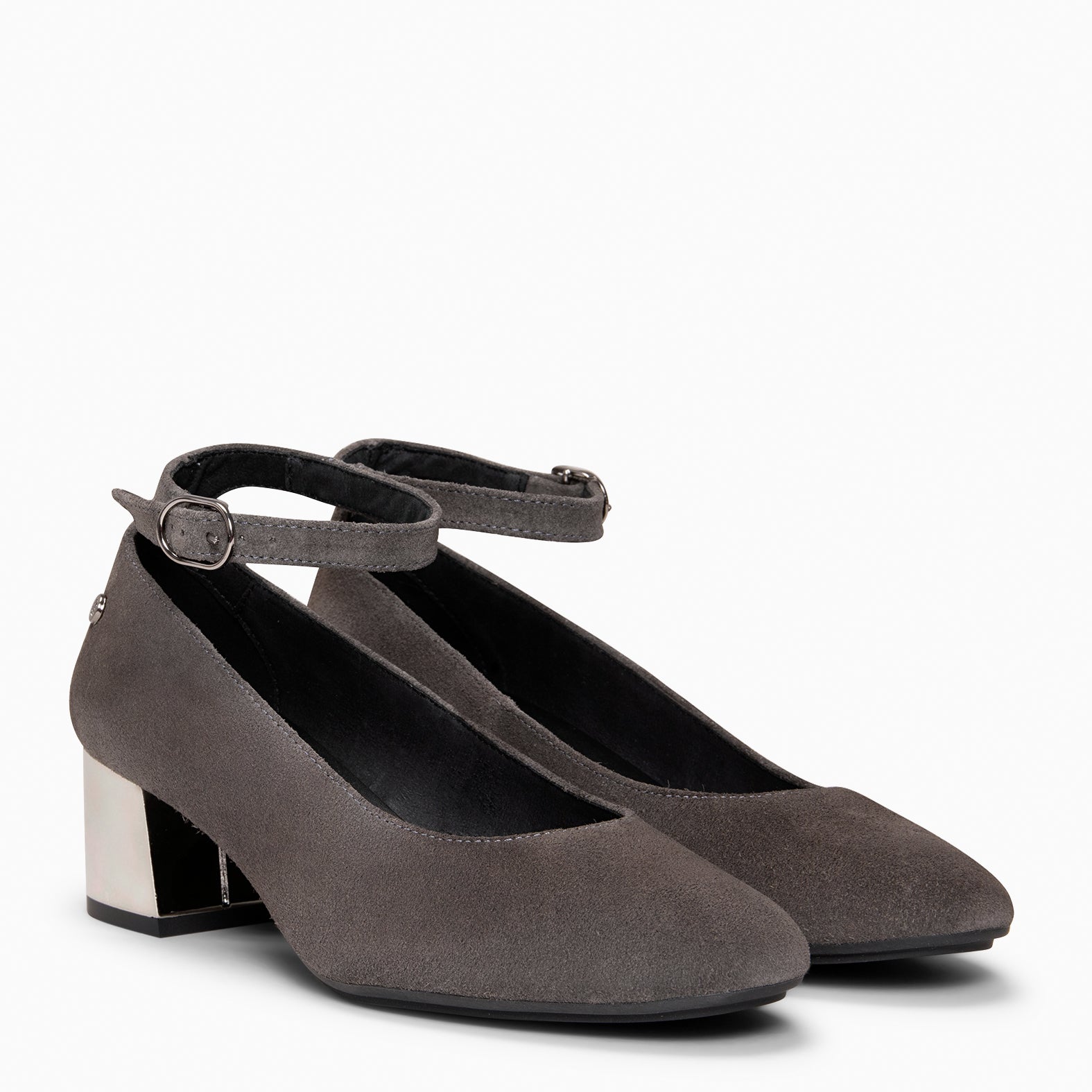 URBAN STAR - Zapato de tacón medio GRIS
