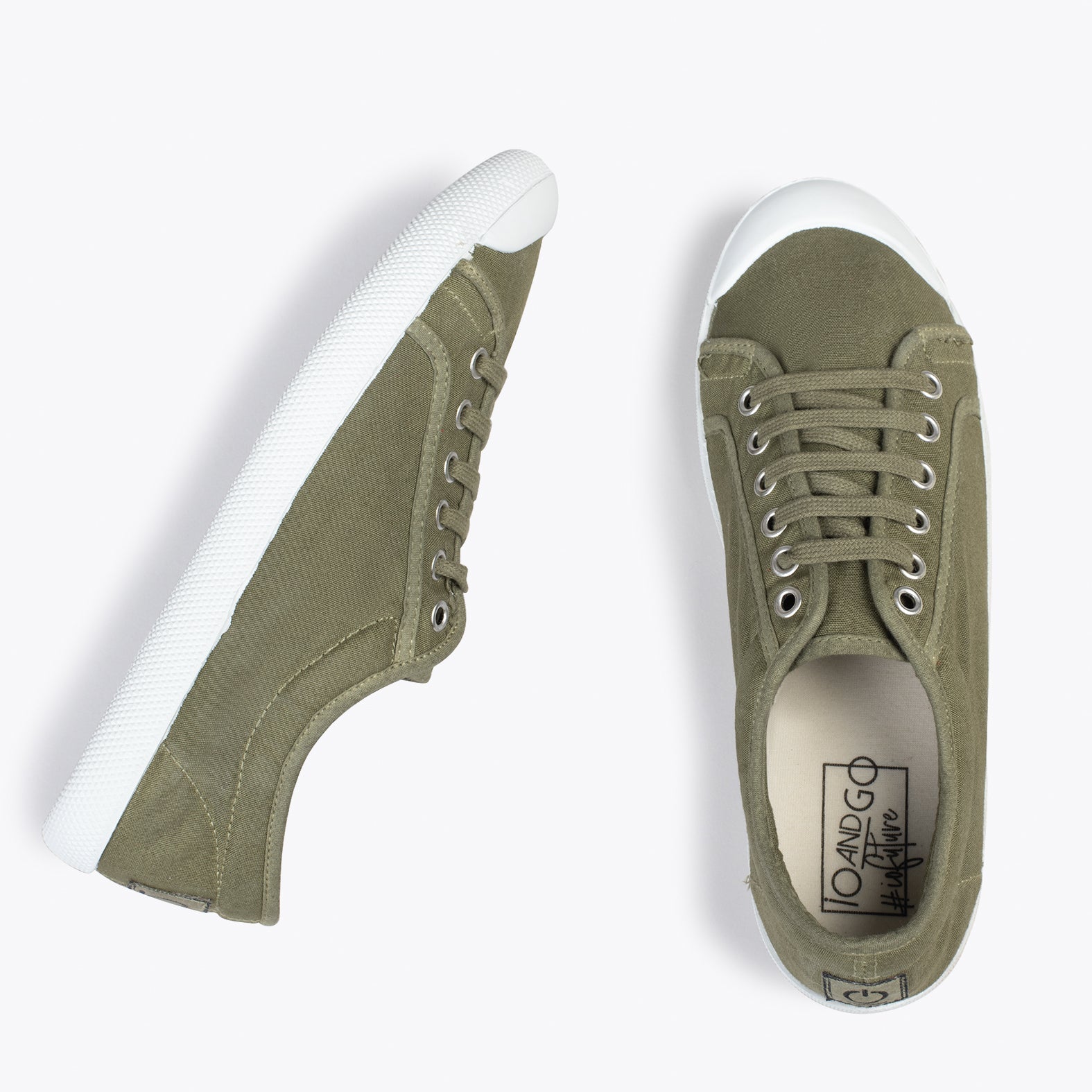 BAOBAB – Zapatilla deportiva de algodón de IO&GO KAKI