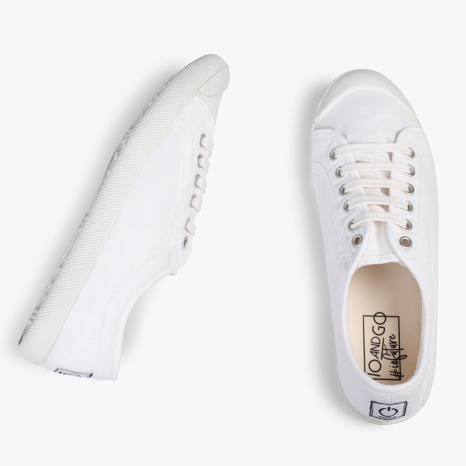 BAOBAB – Zapatilla deportiva de algodón de IO&GO BLANCO