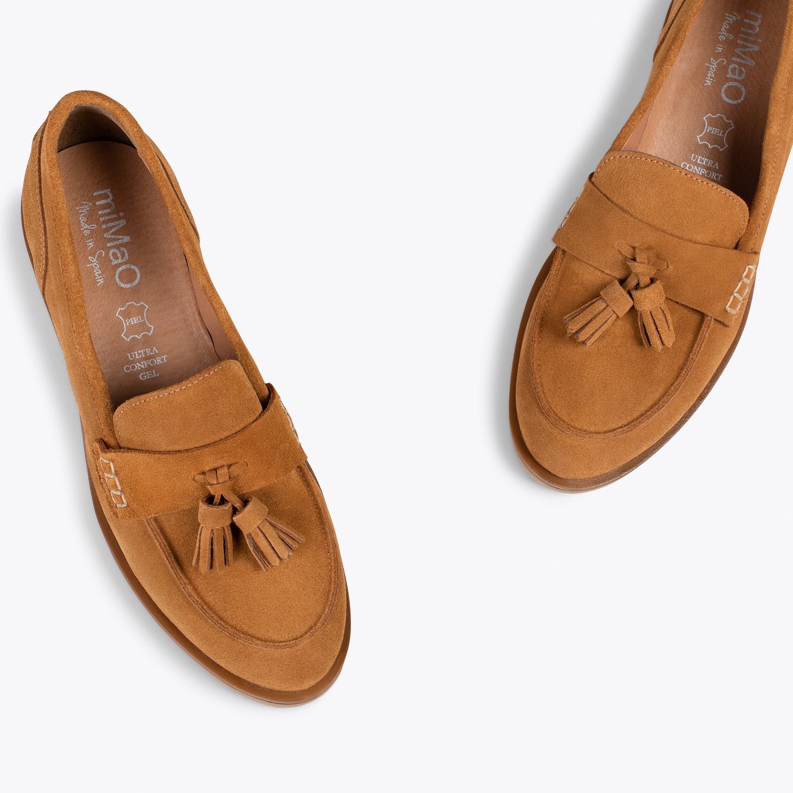 CASTELLANO CASUAL - Mocasín plano con borla WHISKY