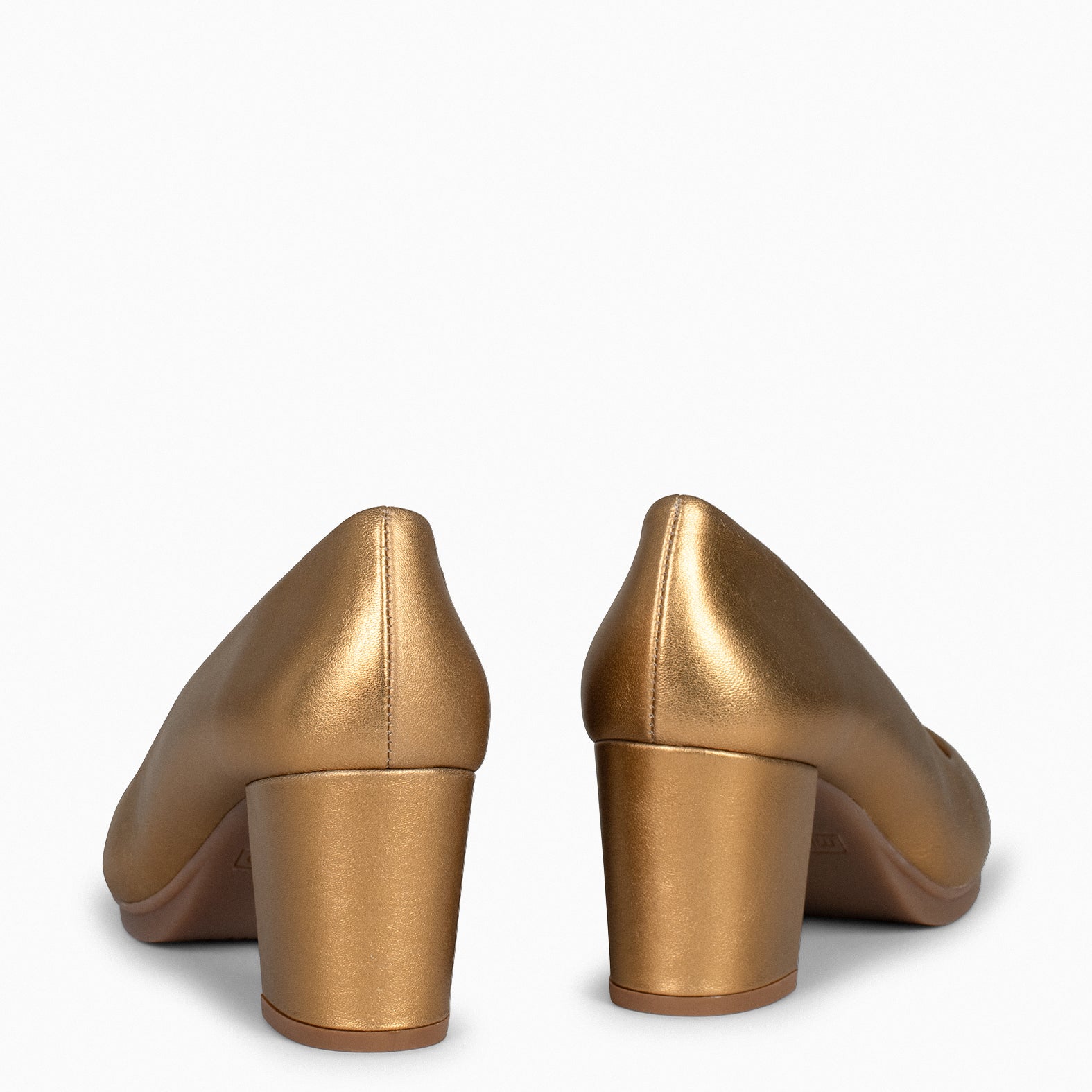 URBAN S SPLASH - Zapatos de tacón metalizados BRONCE
