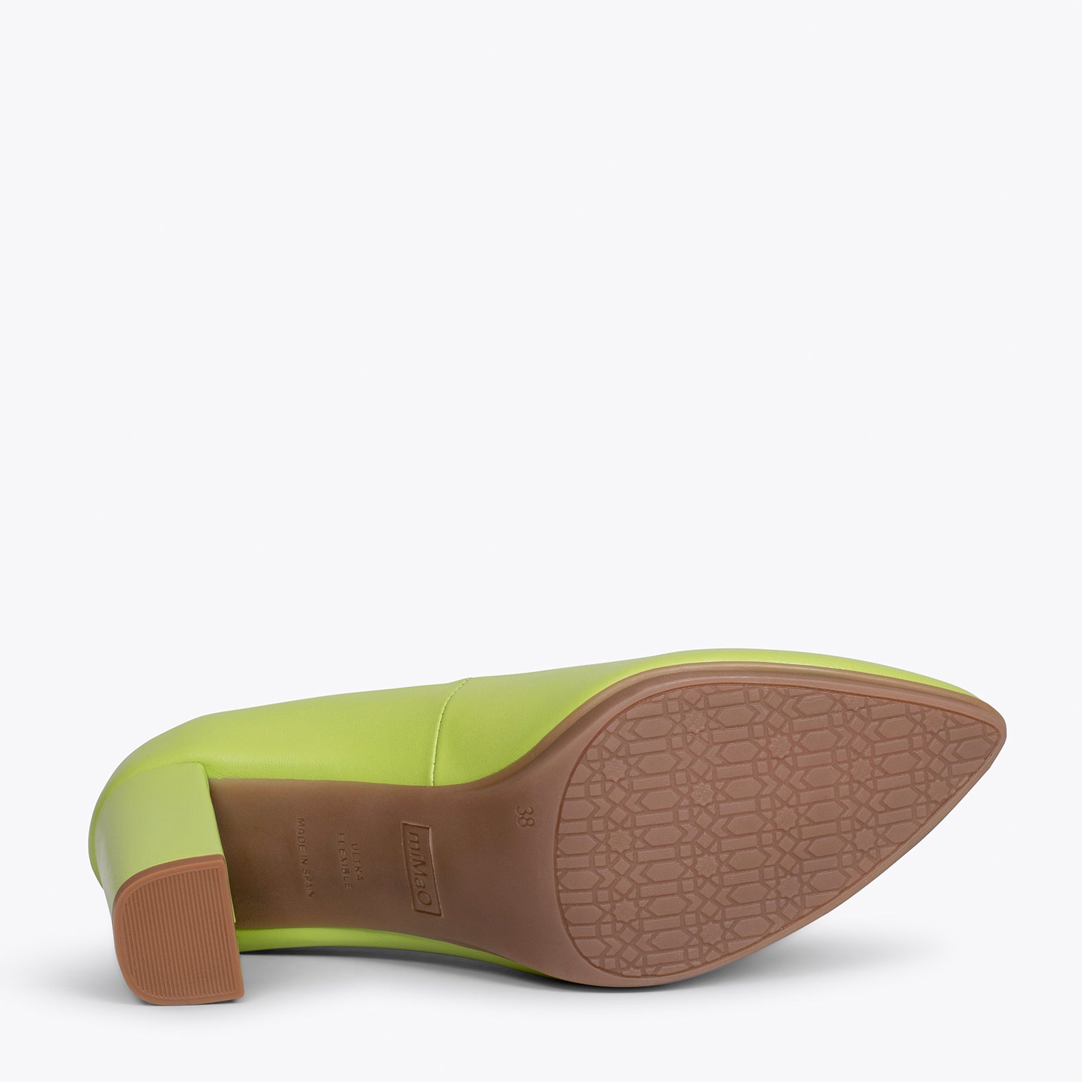 URBAN SALON - Zapatos de tacón alto en napa VERDE PISTACHO