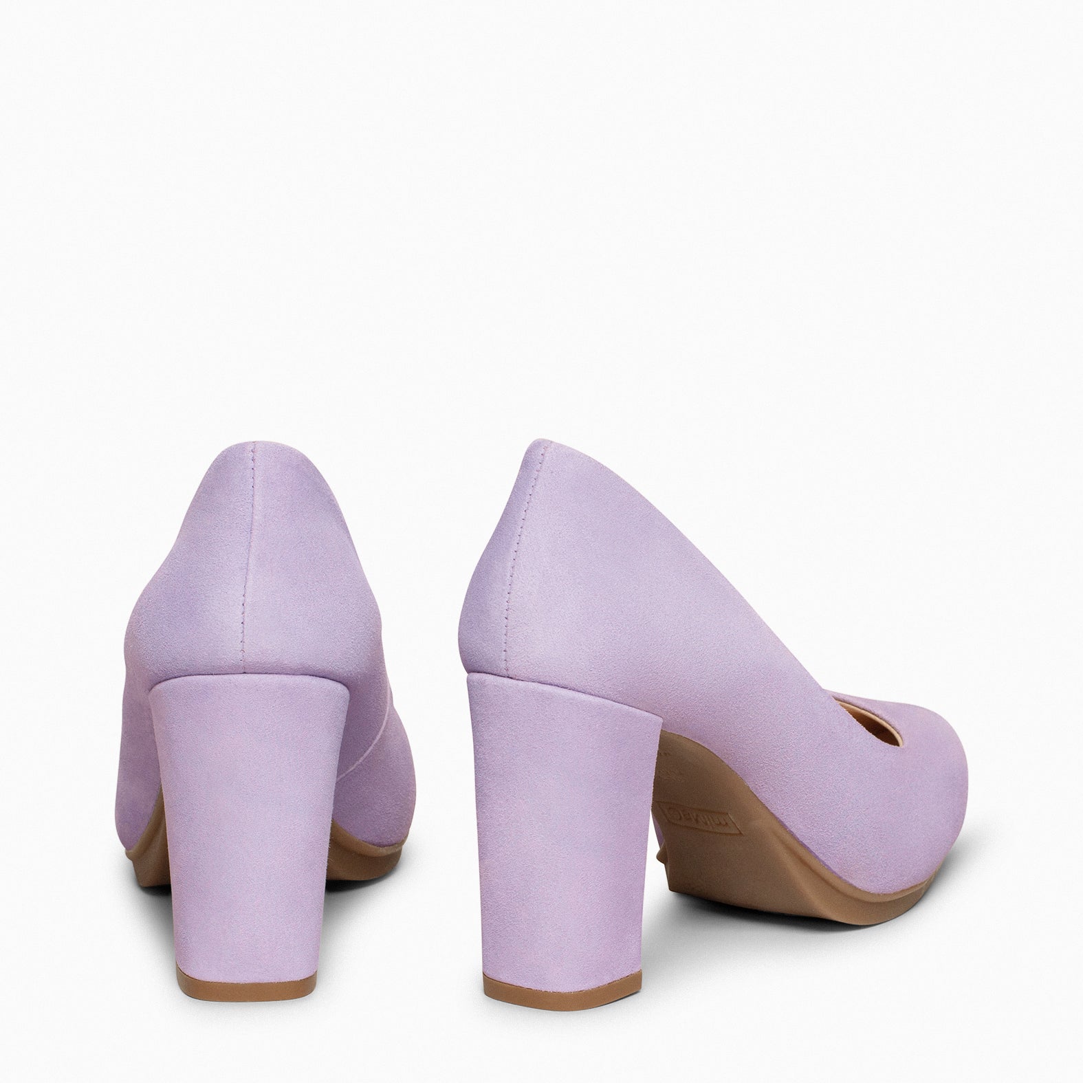 URBAN - Zapatos de tacón alto de ante LILA