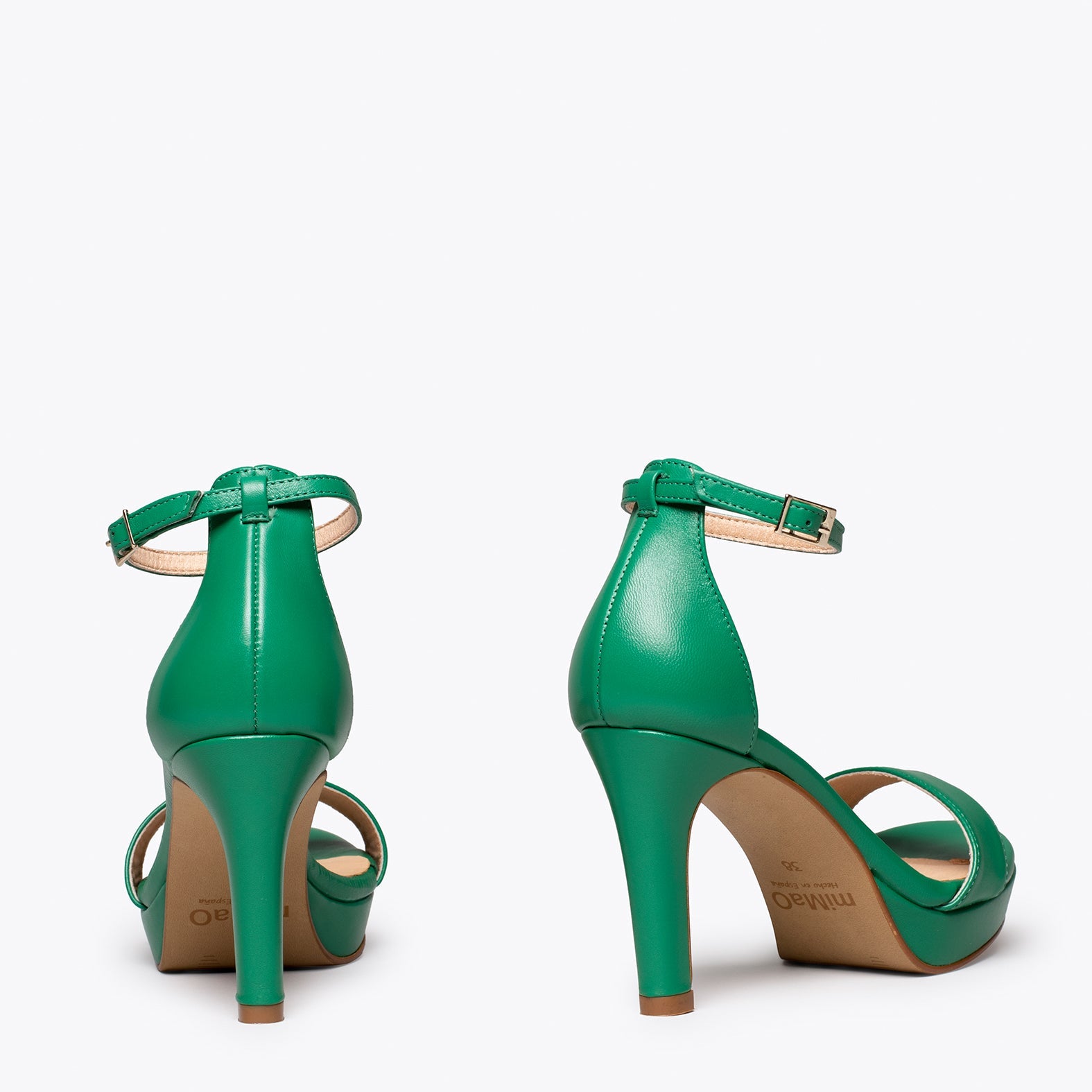FIESTA Sandalia con plataforma elegante VERDE