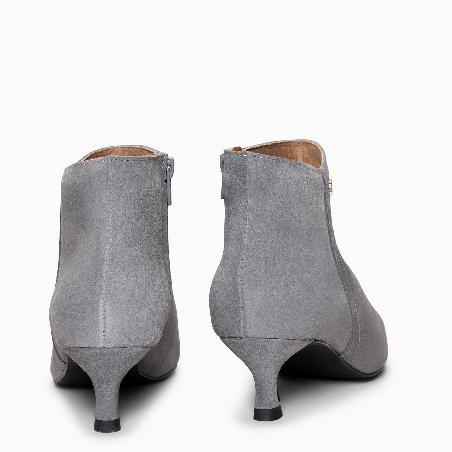 LORD – Botines tacón bajo GRIS