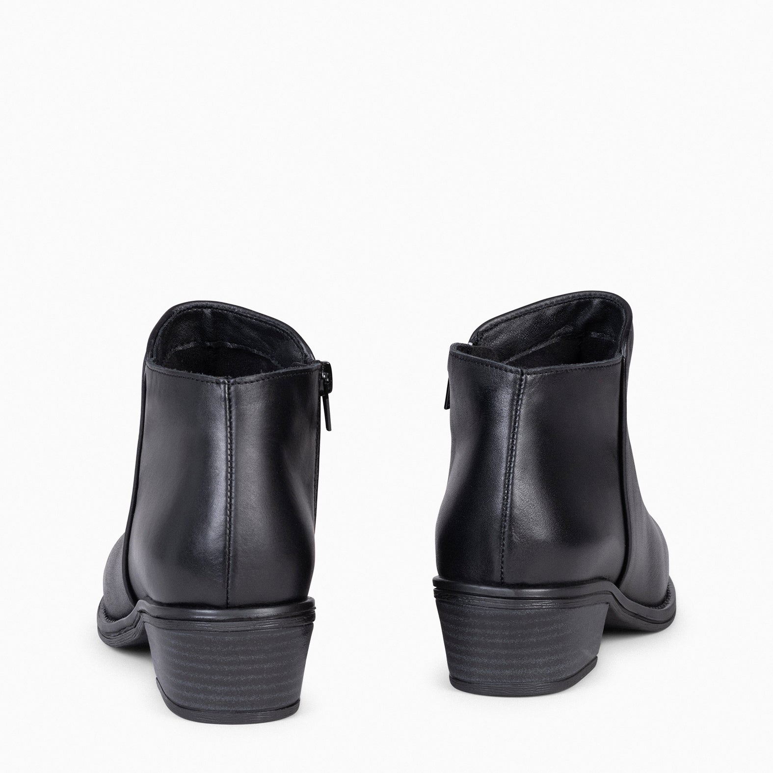 BALTIMOR - Botines piel de napa mujer de color NEGRO