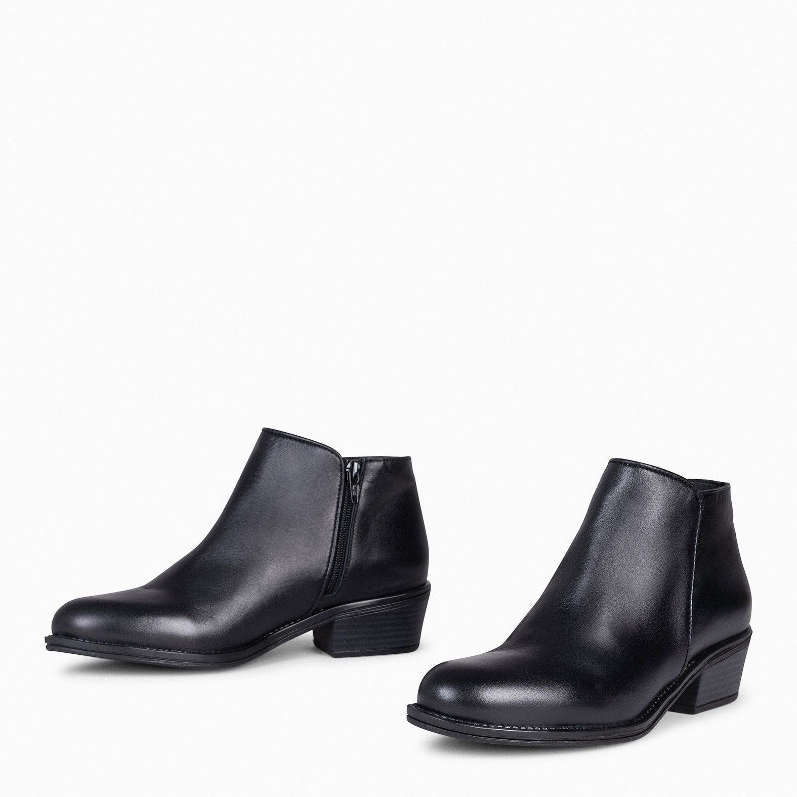 BALTIMOR - Botines piel de napa mujer de color NEGRO