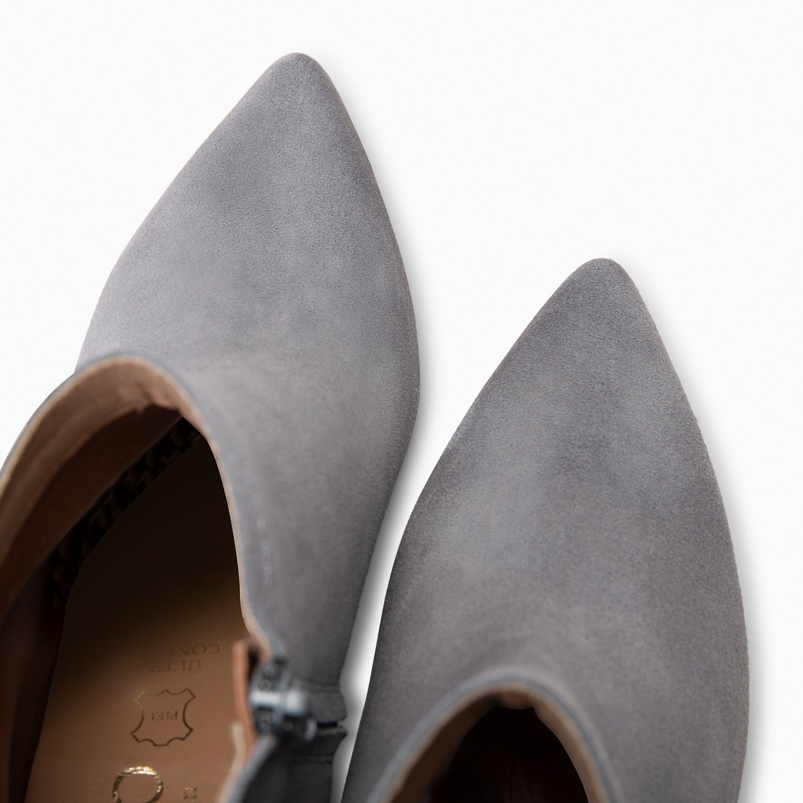 LORD – Botines tacón bajo GRIS