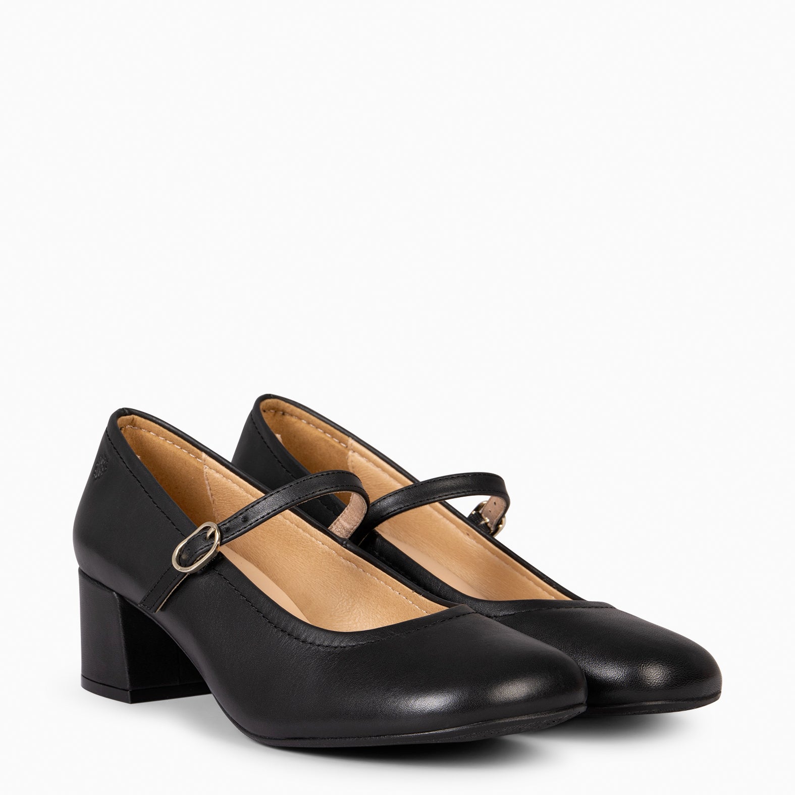 ROSALÍA - MERCEDITAS DE TACÓN ESTILO BARESOFT NEGRO