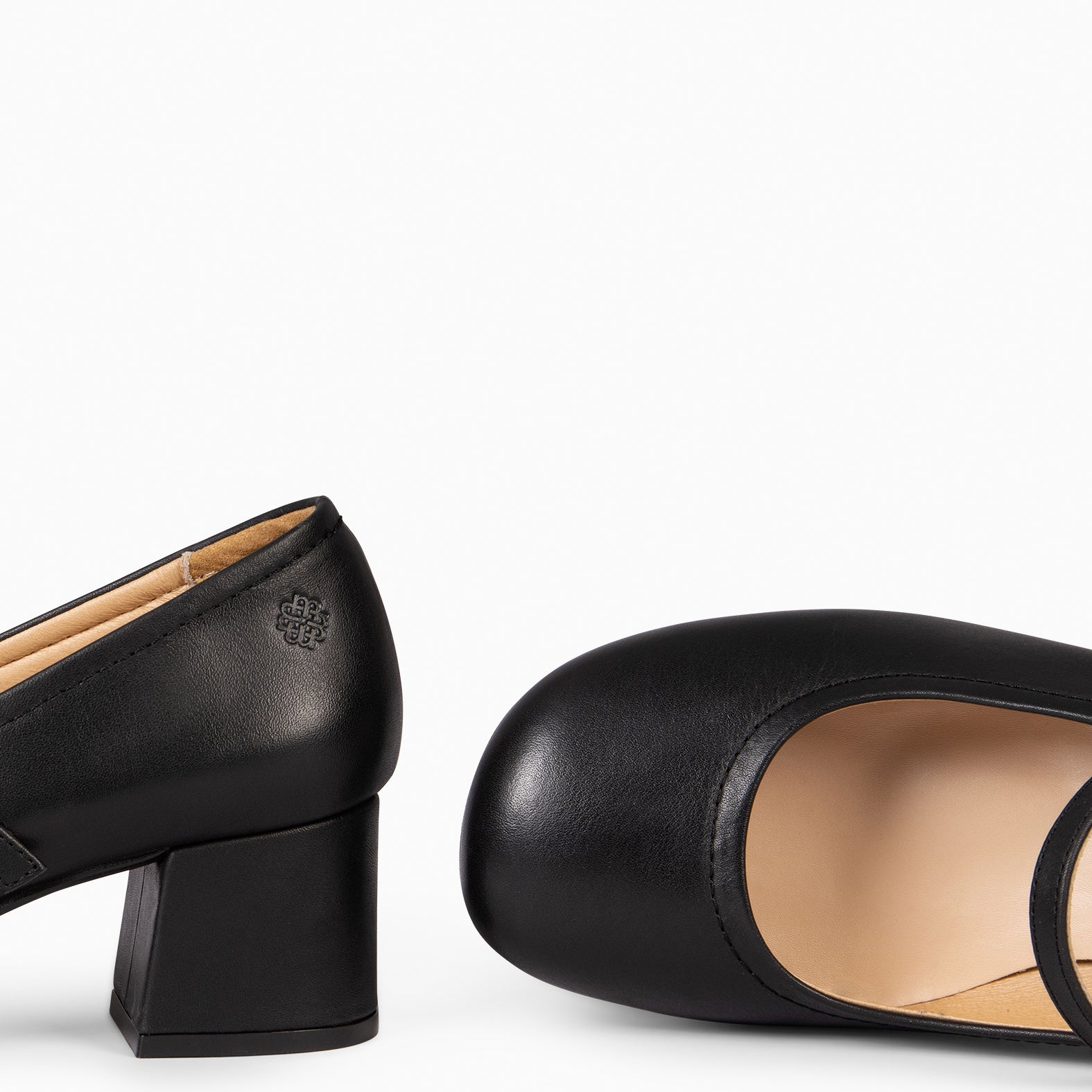 ROSALÍA - MERCEDITAS DE TACÓN ESTILO BARESOFT NEGRO
