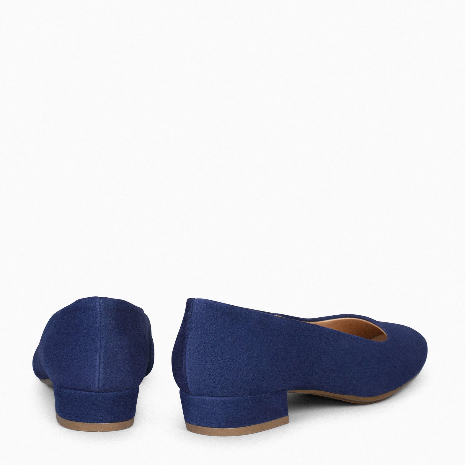 URBAN XS - Zapatos de tacón bajo de ante MARINO