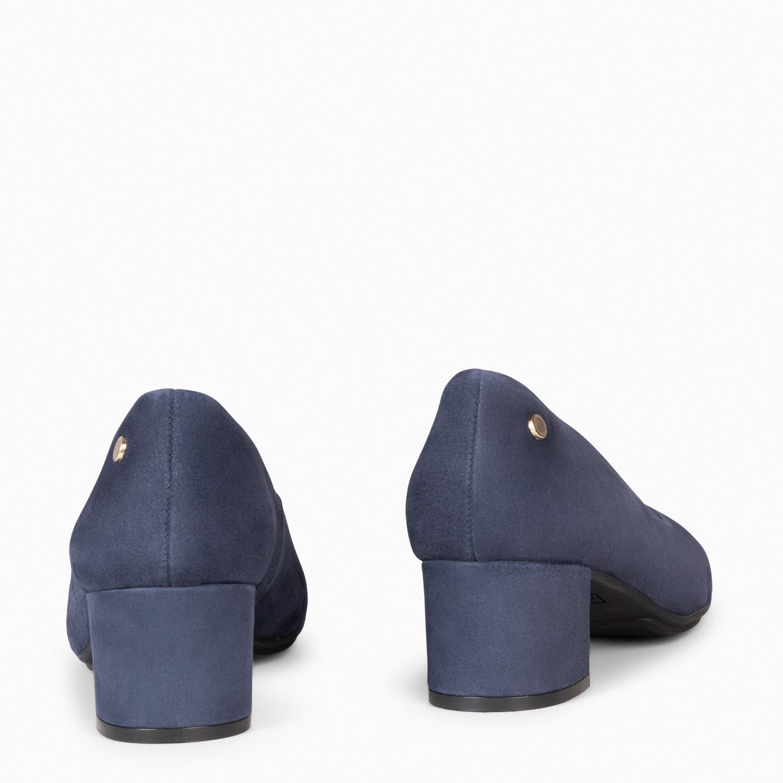 URBAN REDONDO - Zapatos de tacón de ante en MARINO
