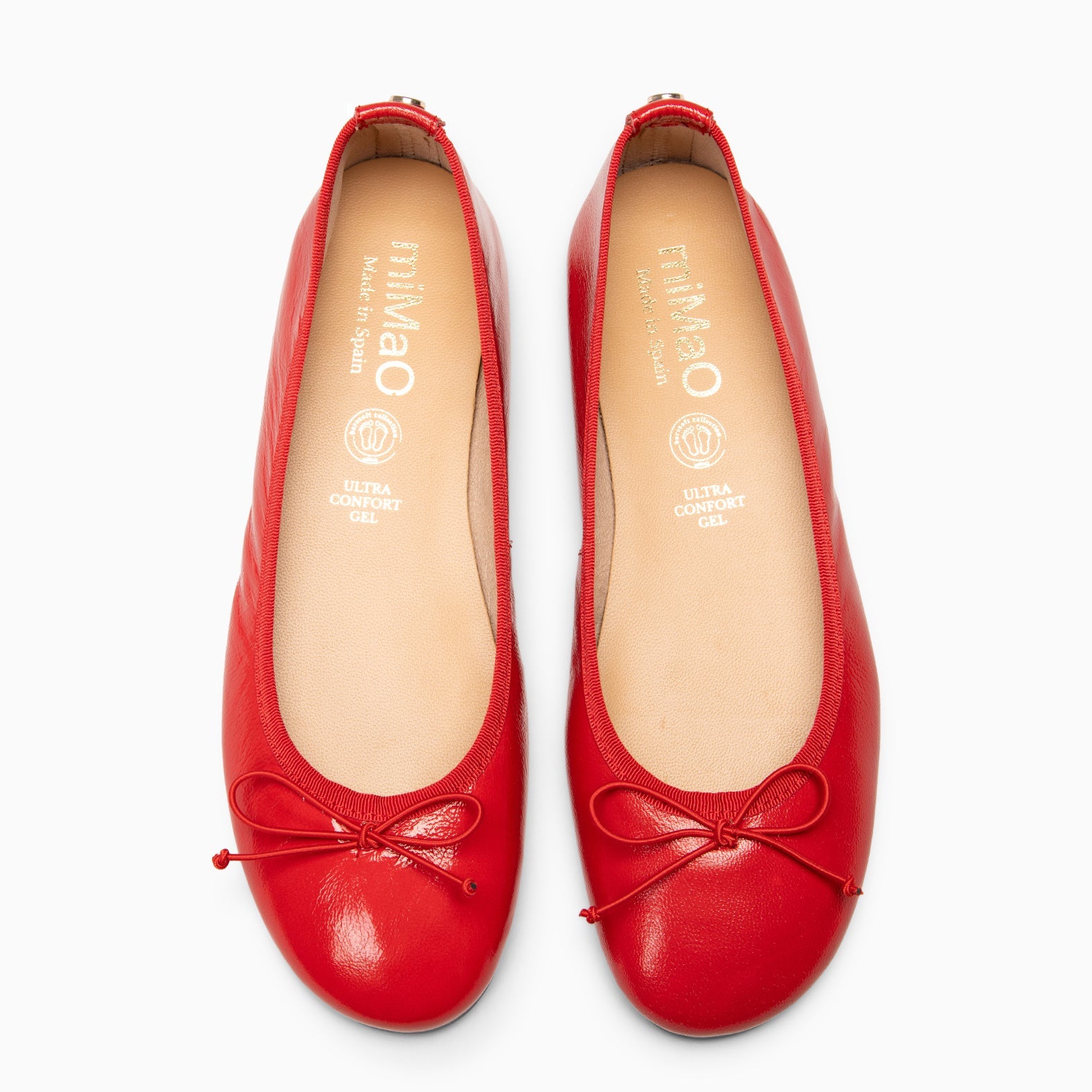 CAMPANILLA - BAILARINA DE CHAROL BARESOFT ROJO