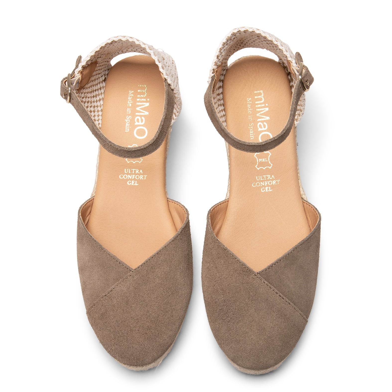 ICA - Cuñas de esparto bajas TAUPE
