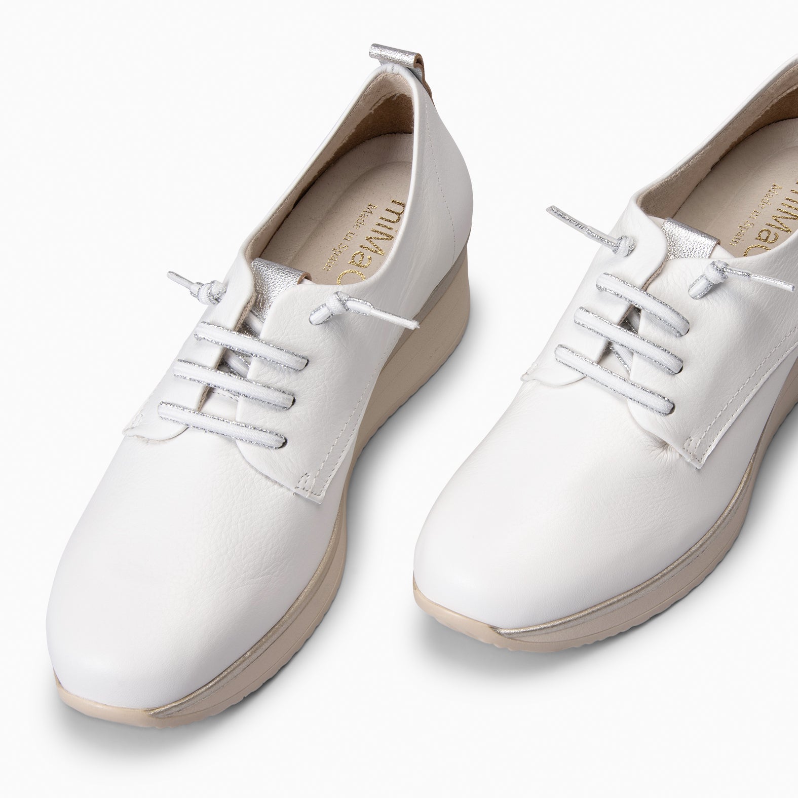 CASSEL - DEPORTIVA CON CUÑA BLANCO