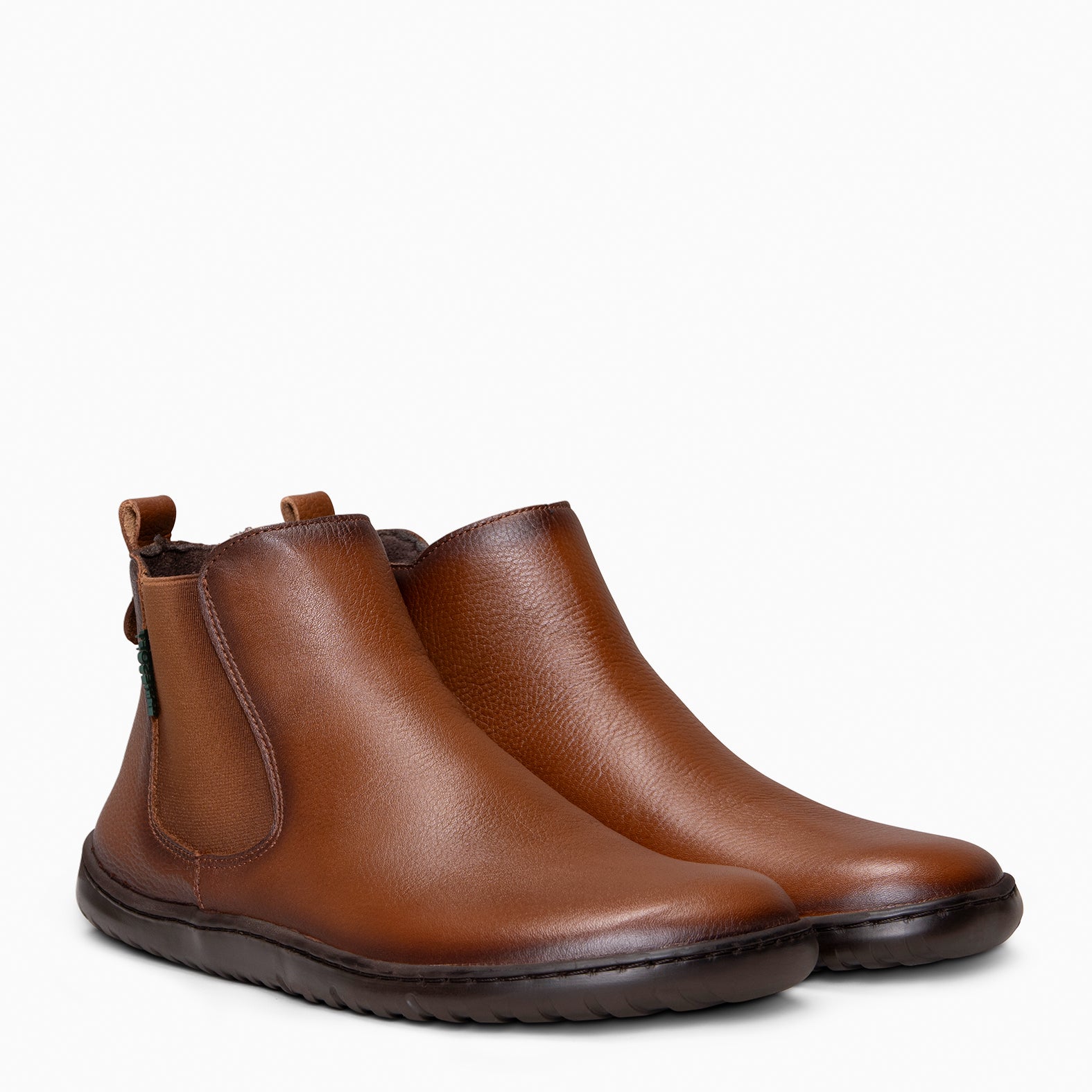 SAND -Botines tipo barefoot con elástico MARRON