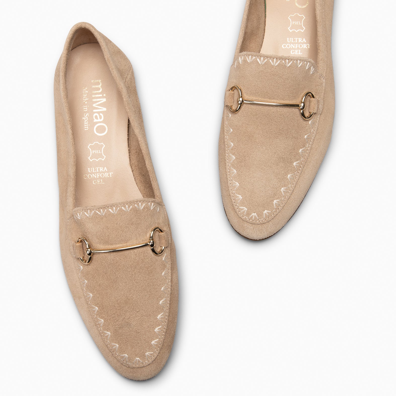 BLAKE - MOCASINES DE SERRAJE BEIGE