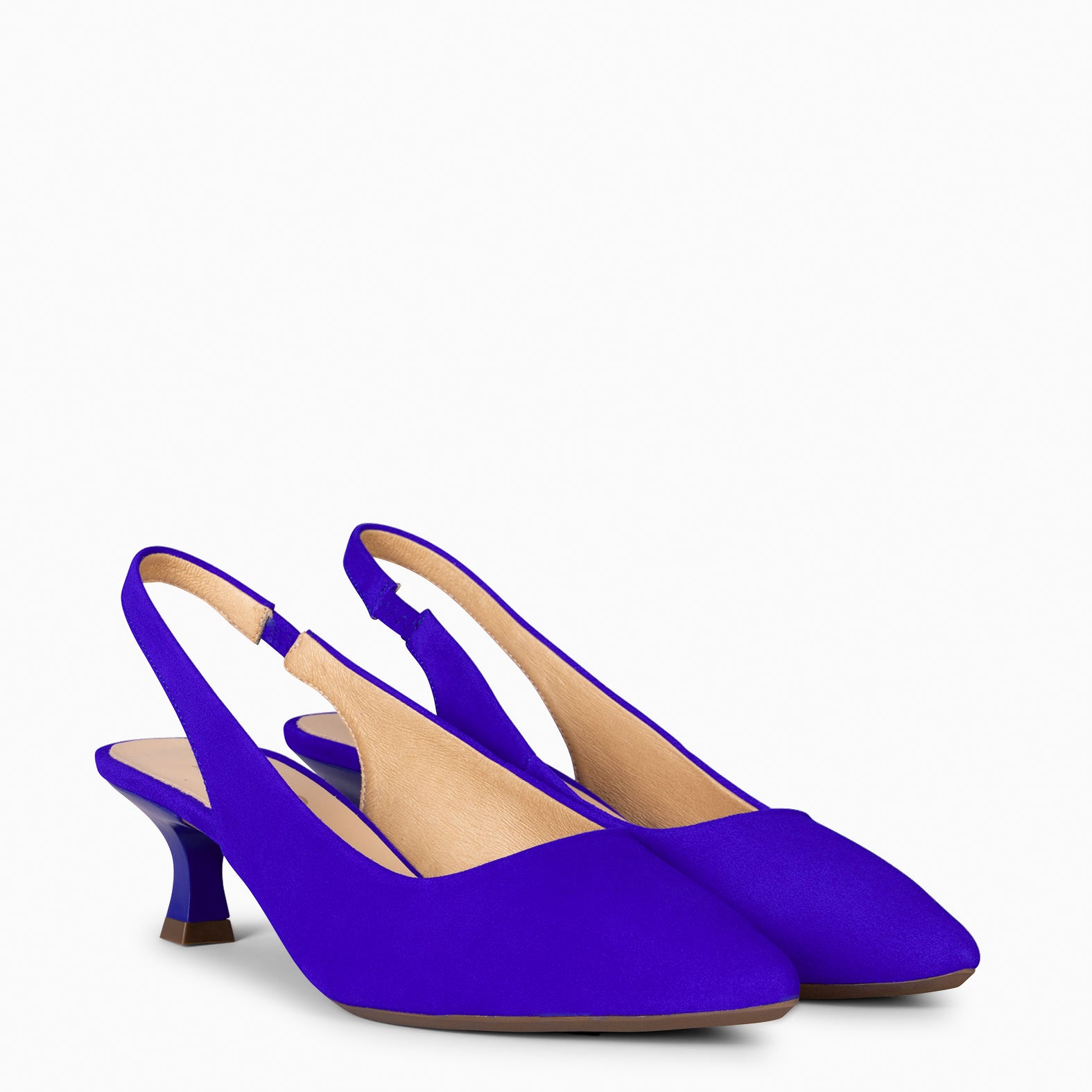 KITTEN DESTALONADO – Zapatos de Tacón acampanado AZUL ELECTRICO