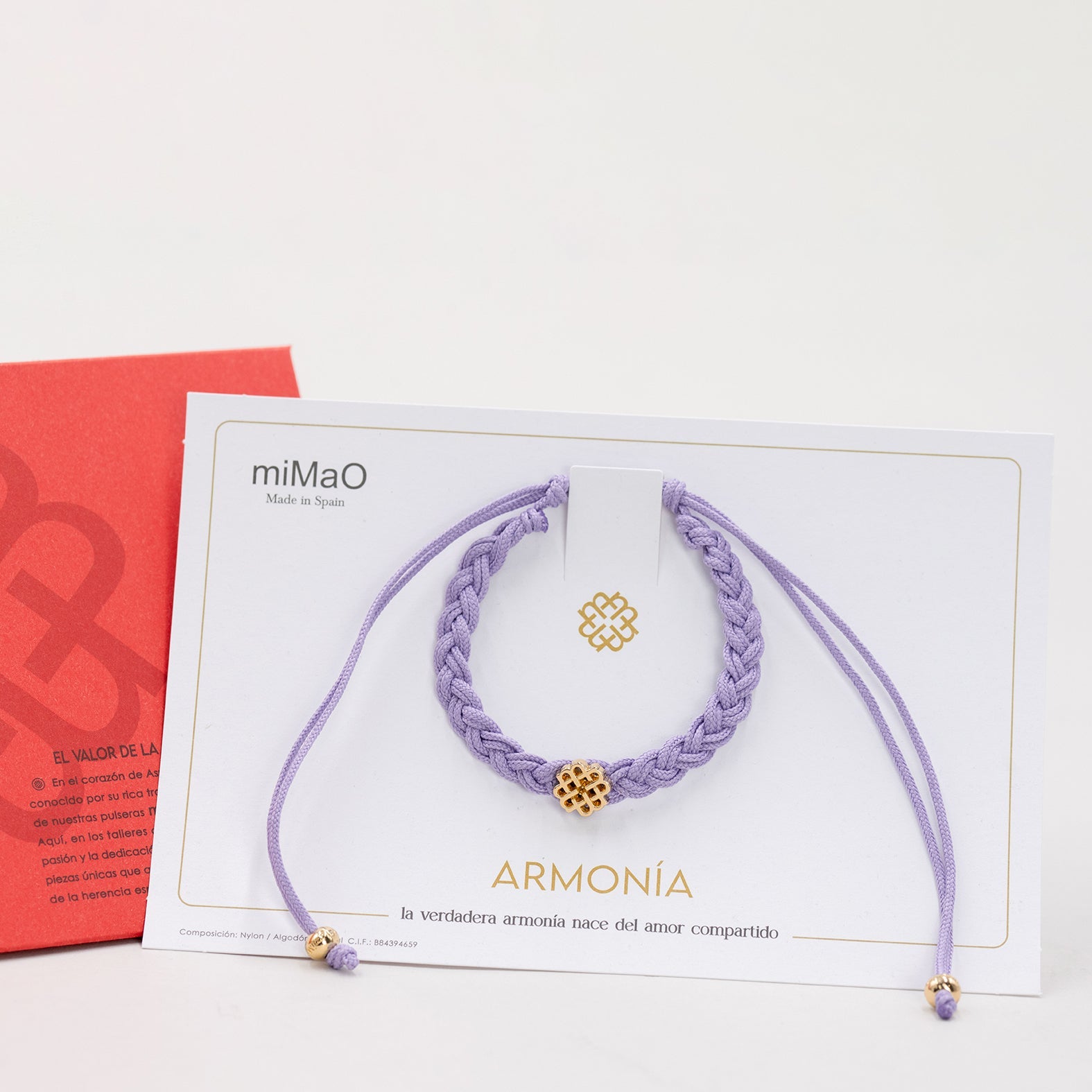 PULSERA MALVA DE LA ARMONÍA ORO