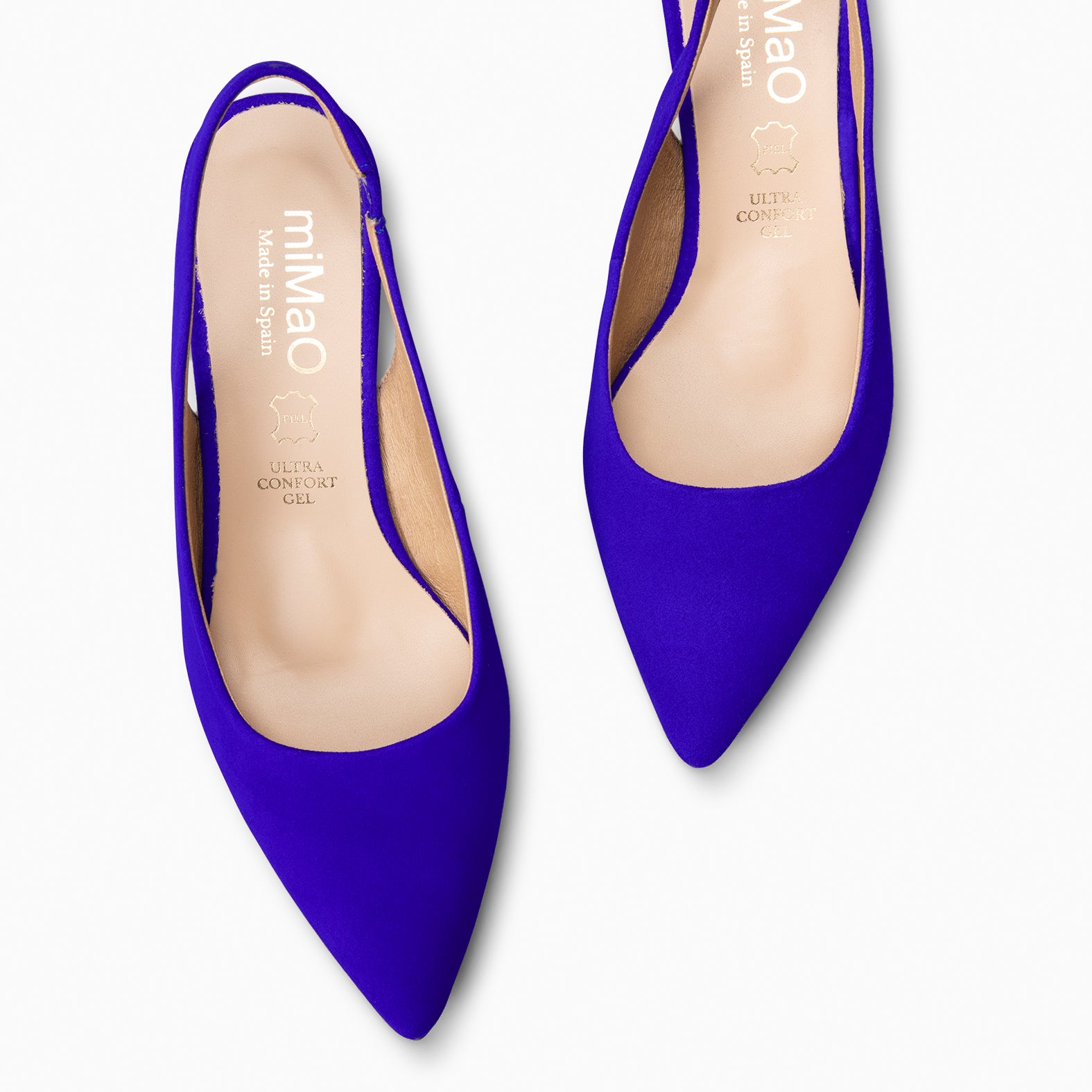 KITTEN DESTALONADO – Zapatos de Tacón acampanado AZUL ELECTRICO