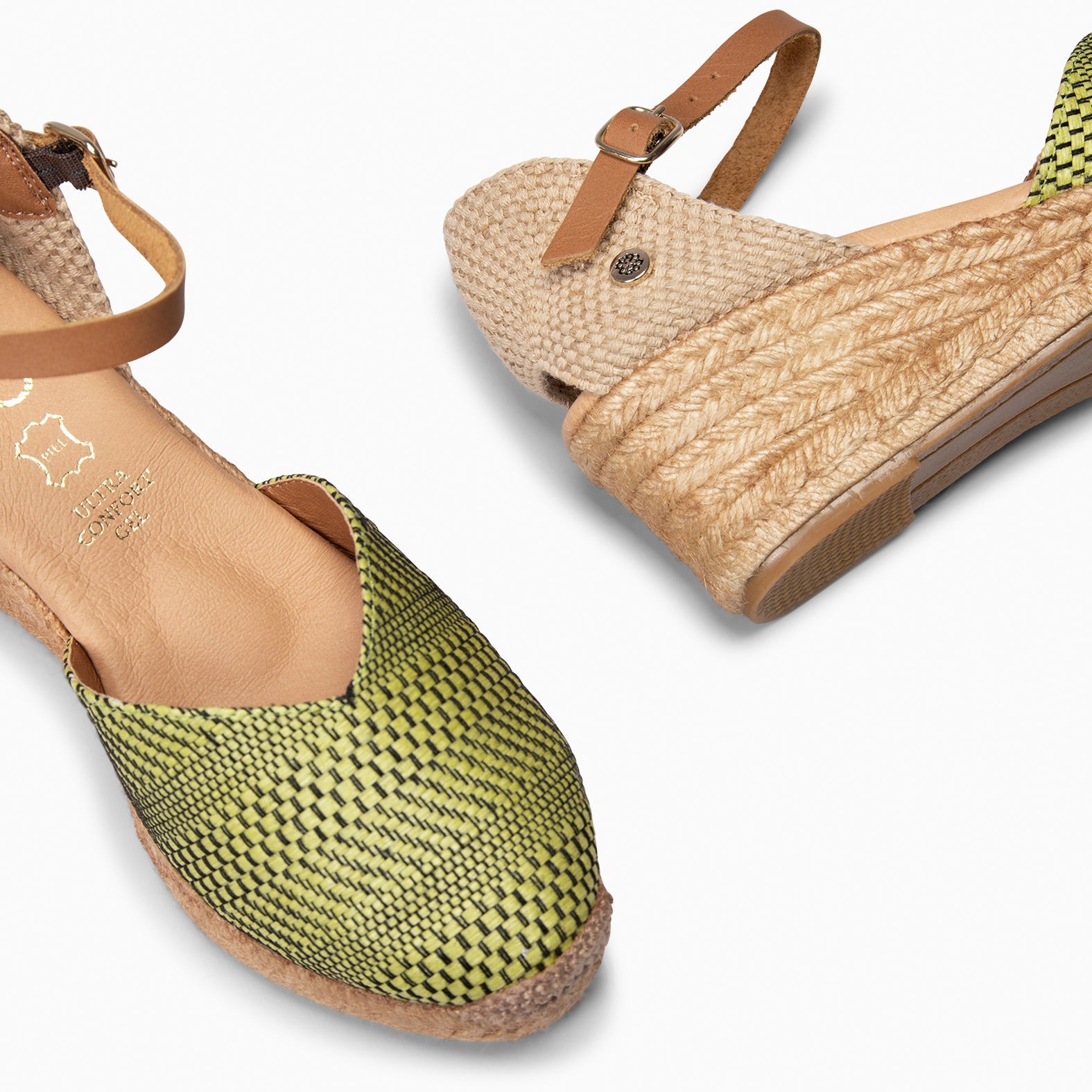 JAVEA - Cuñas de Esparto Rafia PISTACHO