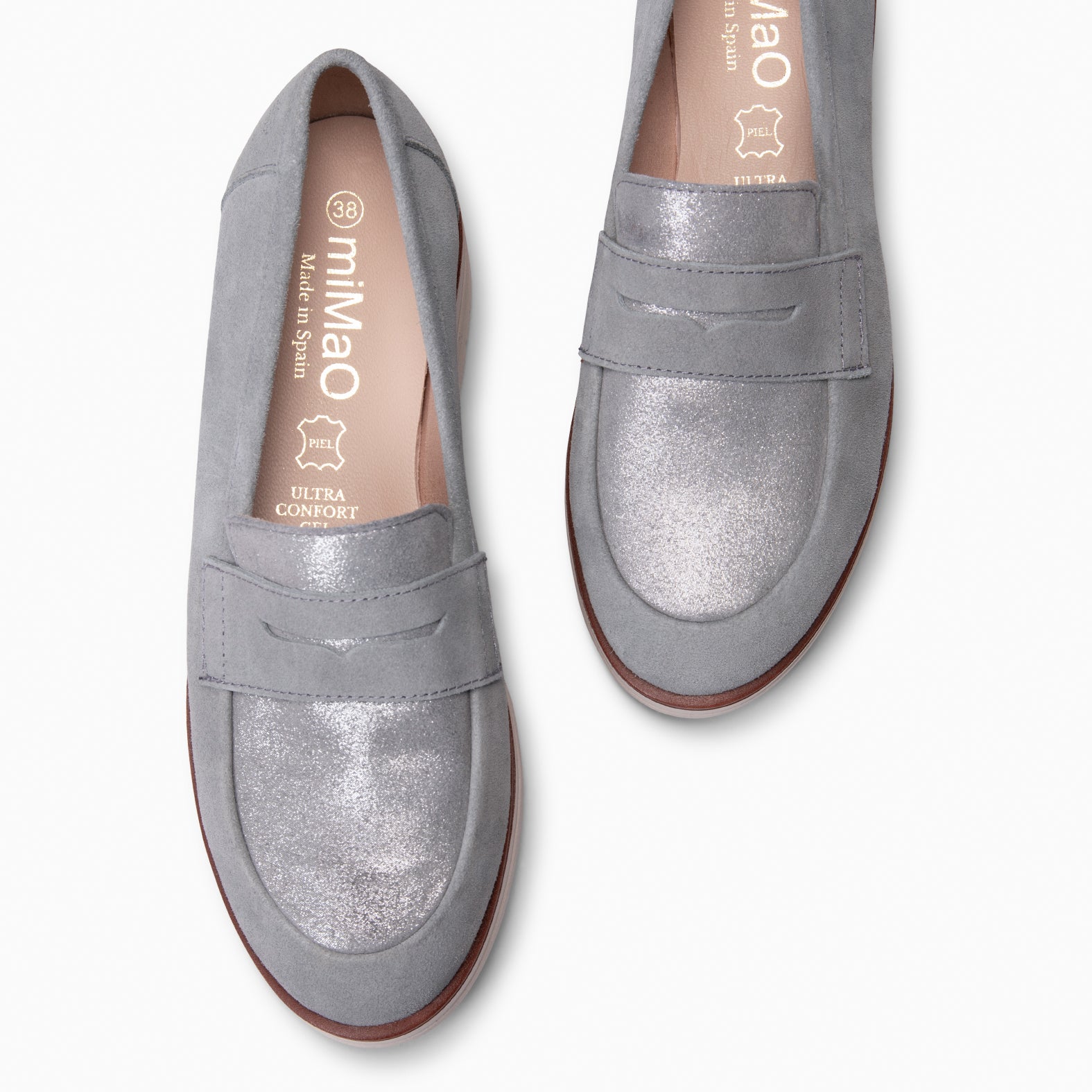 BETTY – Mocasín con cuña GRIS