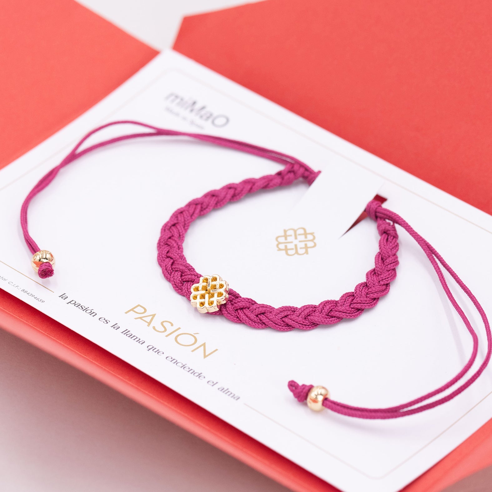PULSERA BUGANVILLA DE LA FELICIDAD ORO
