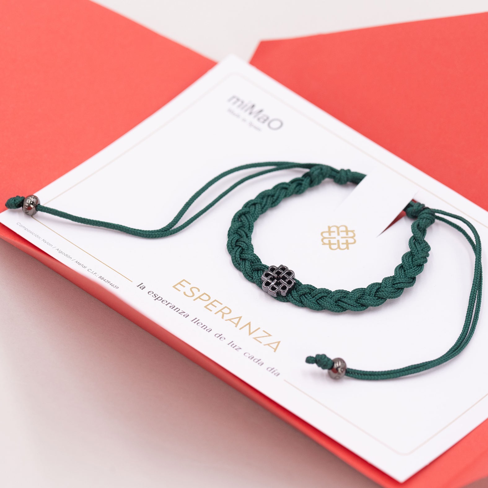 PULSERA VERDE DE LA ESPERANZA