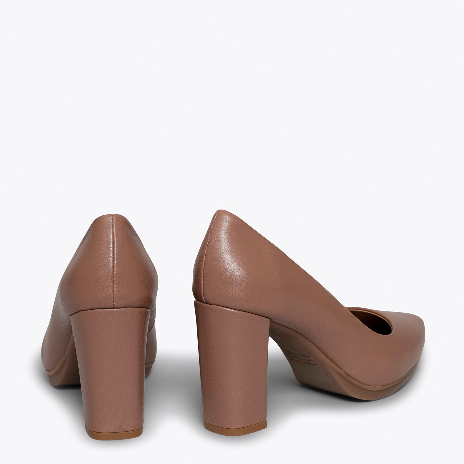 URBAN SALON - Zapatos MAQUILLAJE de piel y tacón alto
