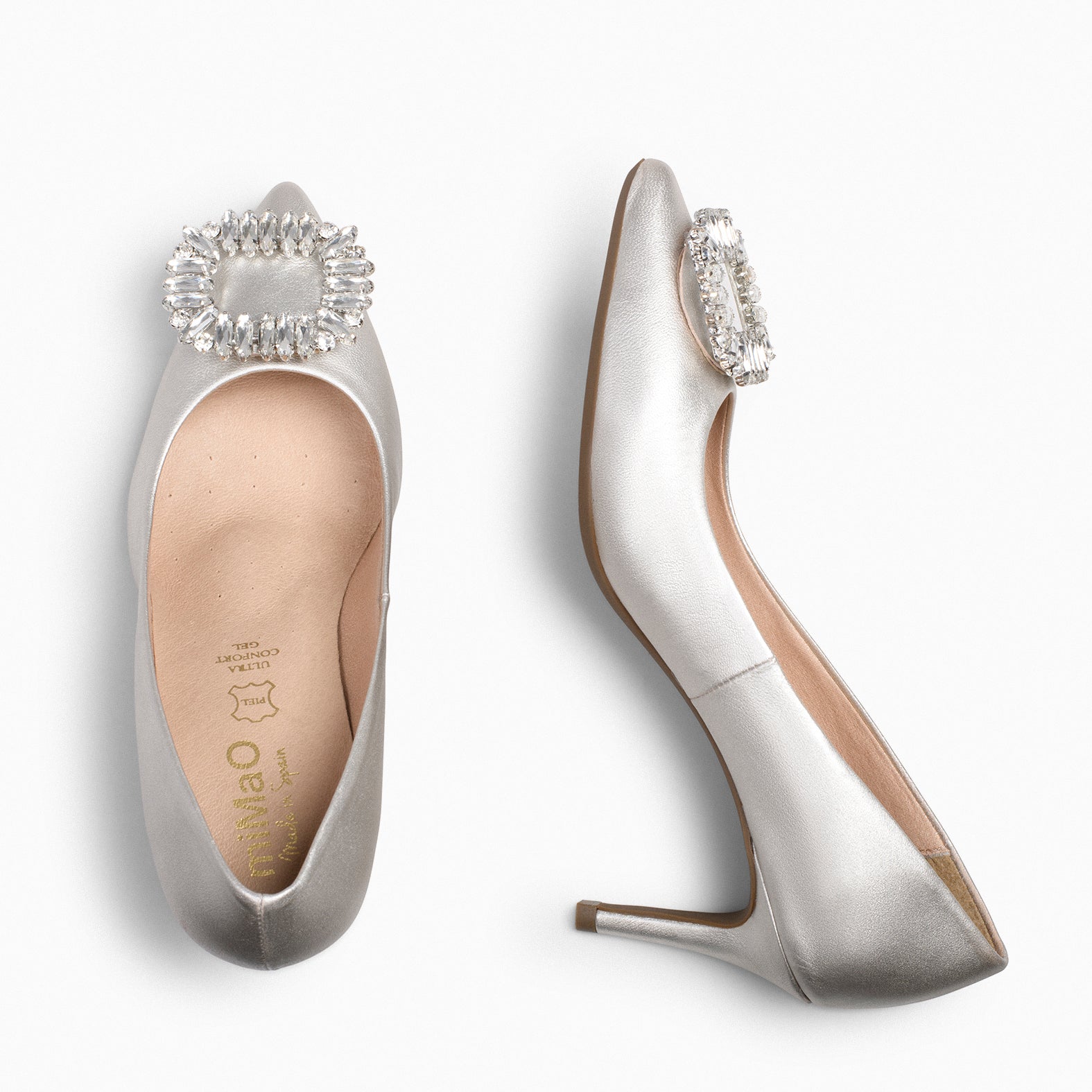 ELLA - Zapatos de tacón de aguja con adorno PERLA