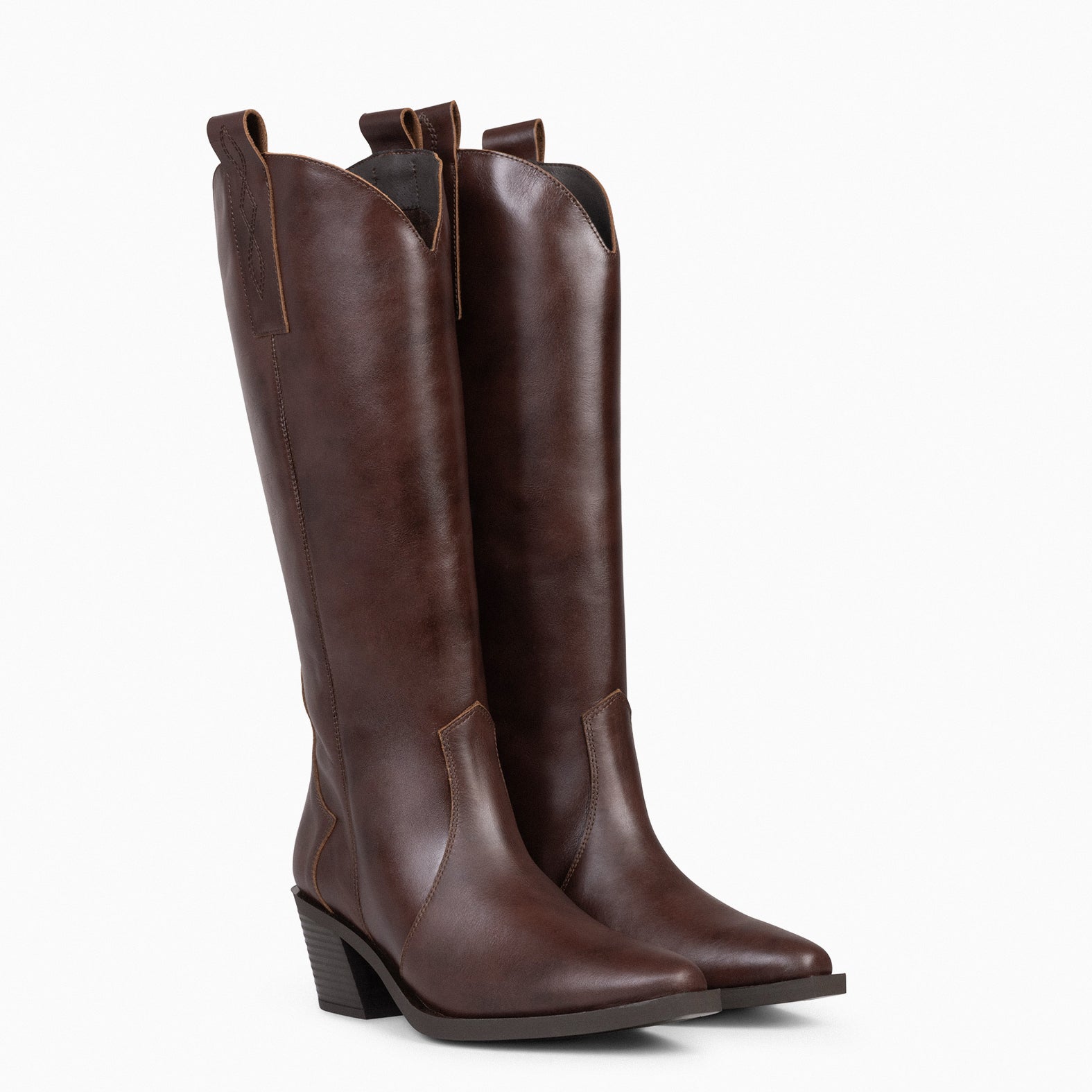 BELMONT - Botas de Cowboy mujer MARRÓN