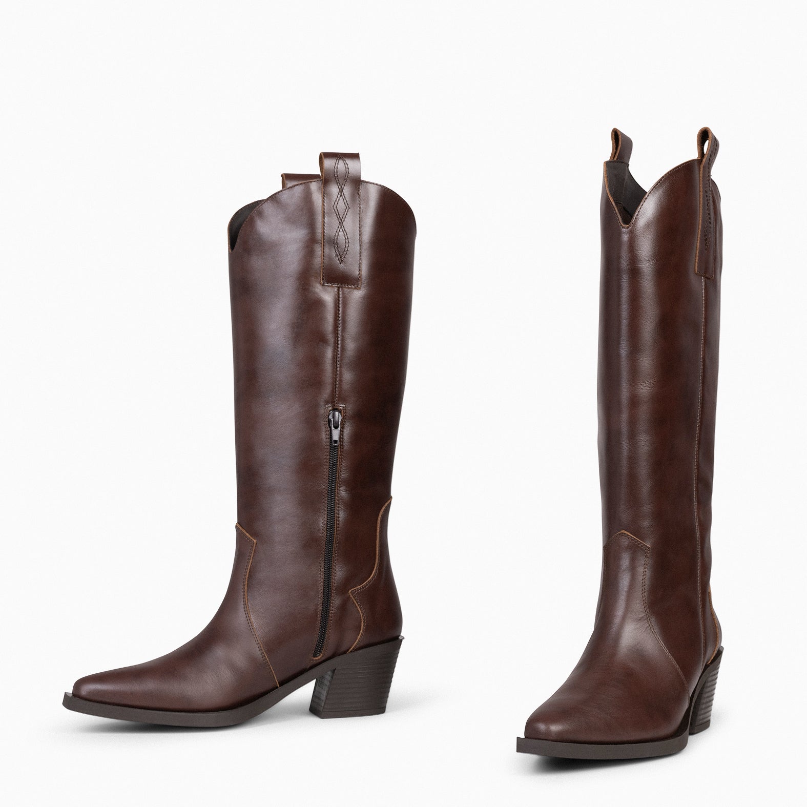 BELMONT - Botas de Cowboy mujer MARRÓN