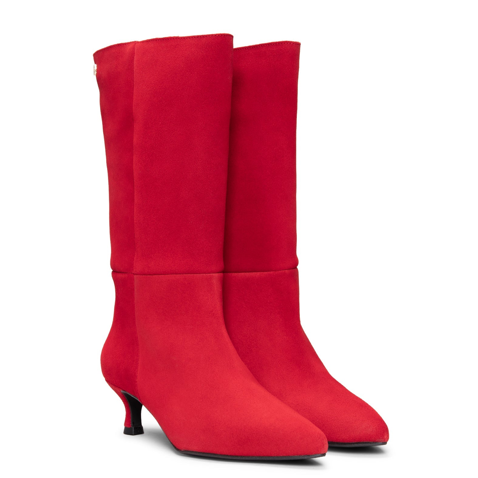 IMPERIAL - Botas con tacón kitten ROJO